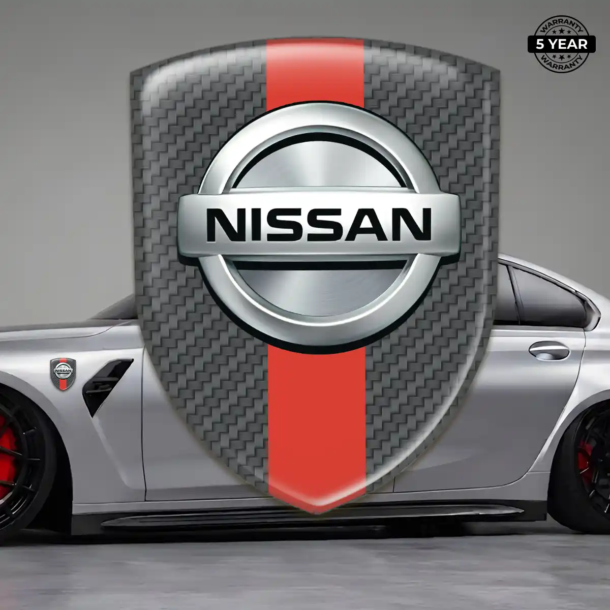 Nissan Logo Sticker Premium Dome