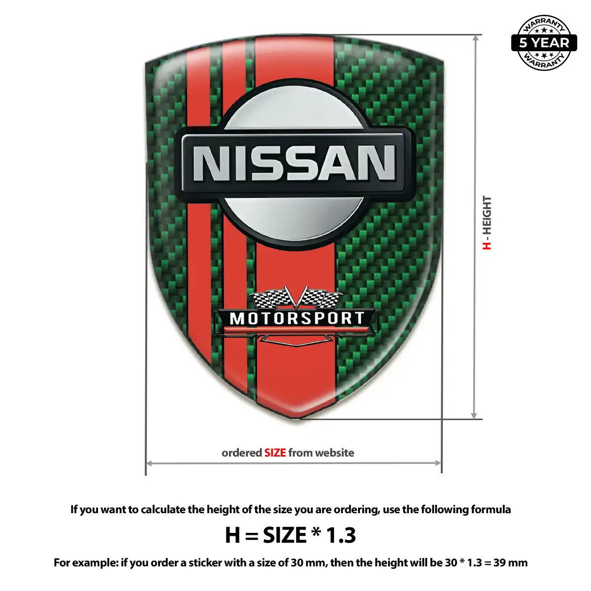 Nissan Logo Sticker Prestige Line