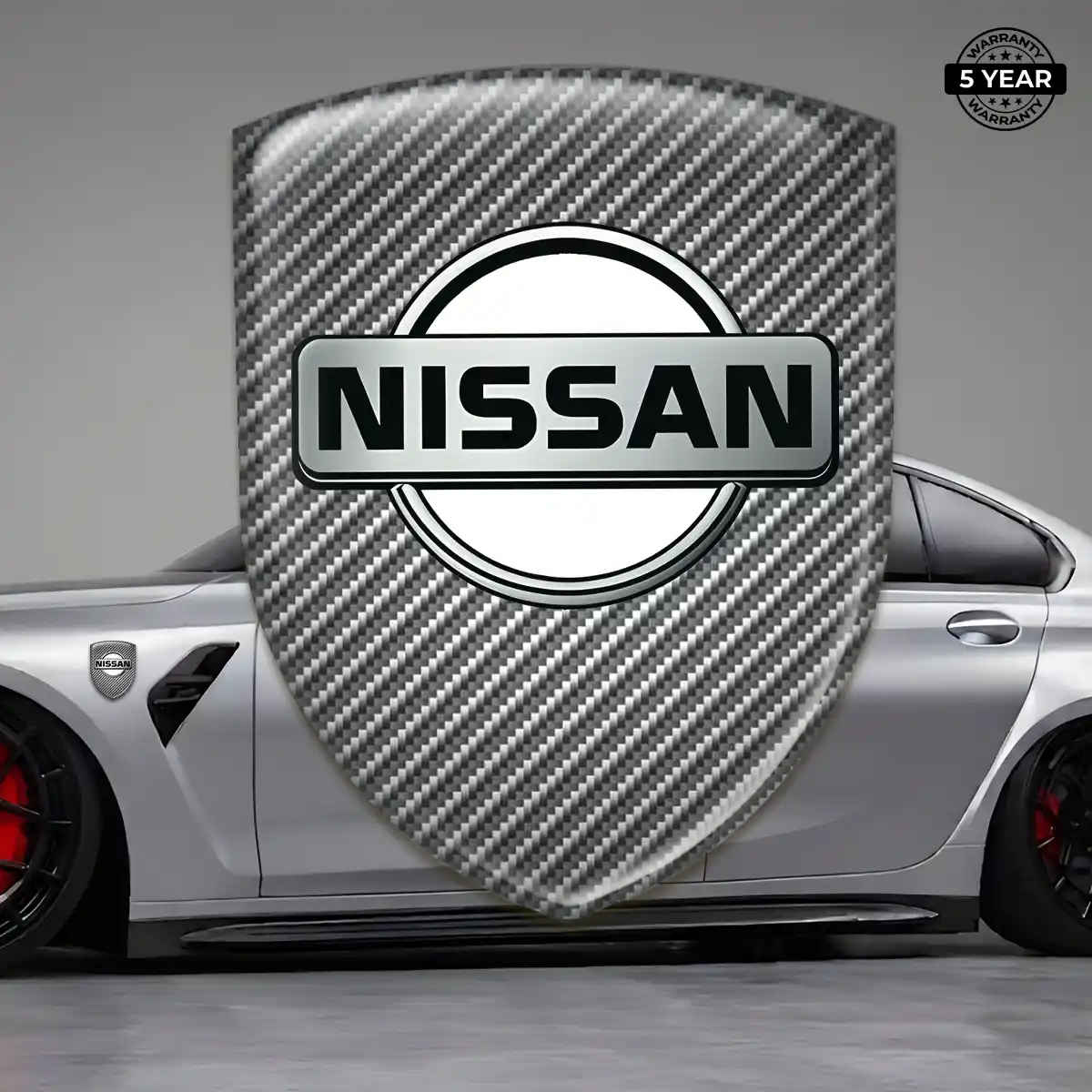 Nissan Logo Sticker Resin Luxe