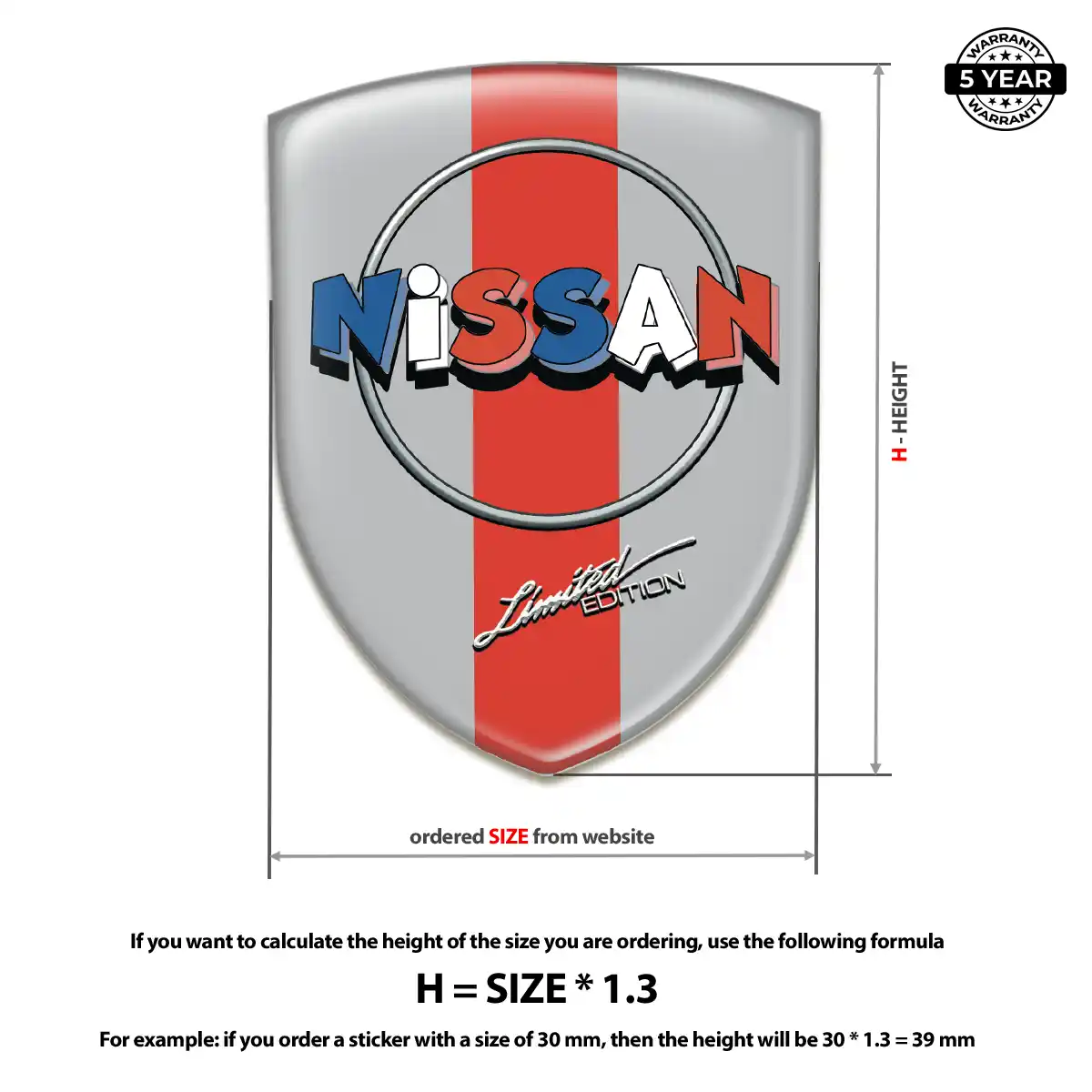 Nissan Logo Sticker Street Tuning