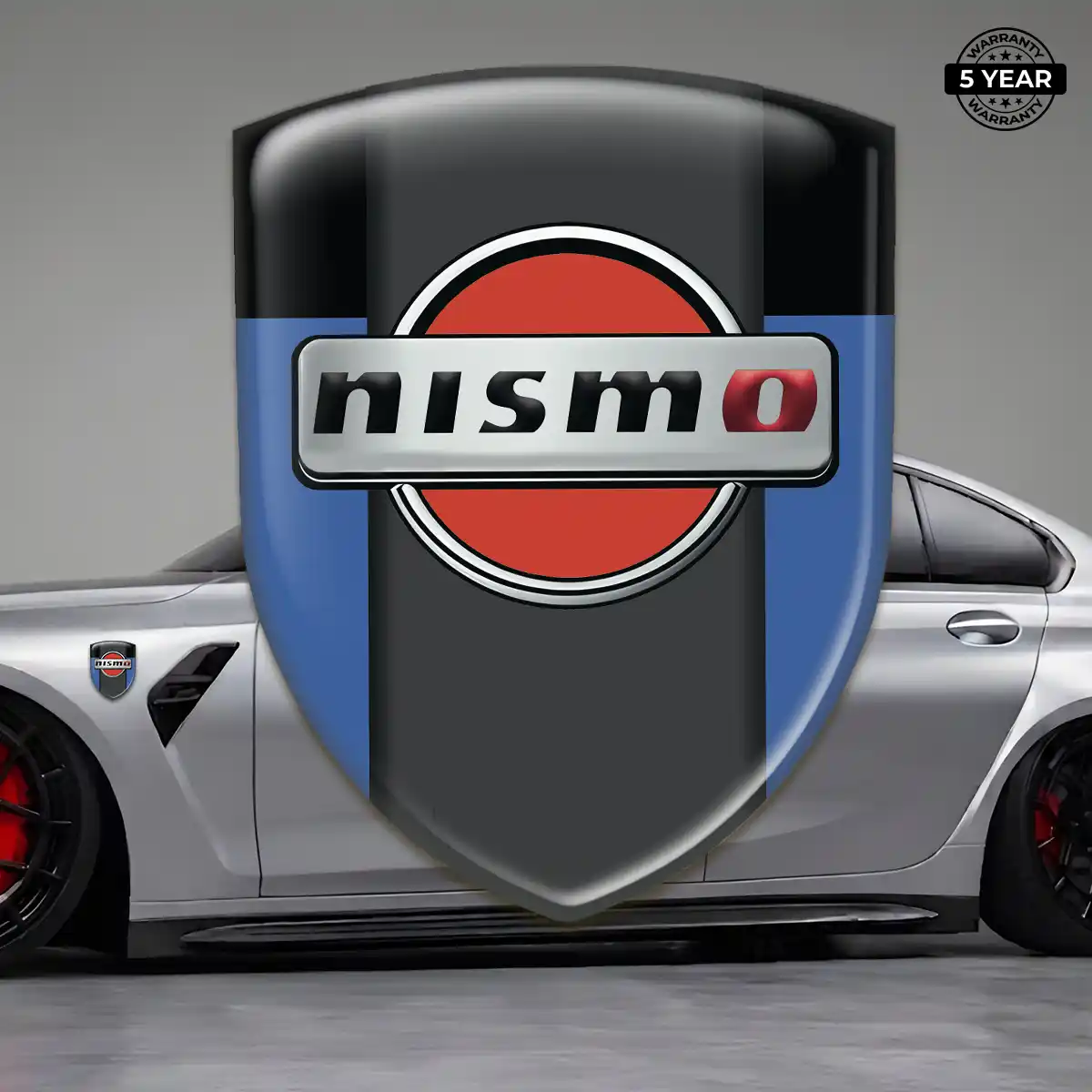 Nissan Polyurethane Domed Sticker Cabin Style