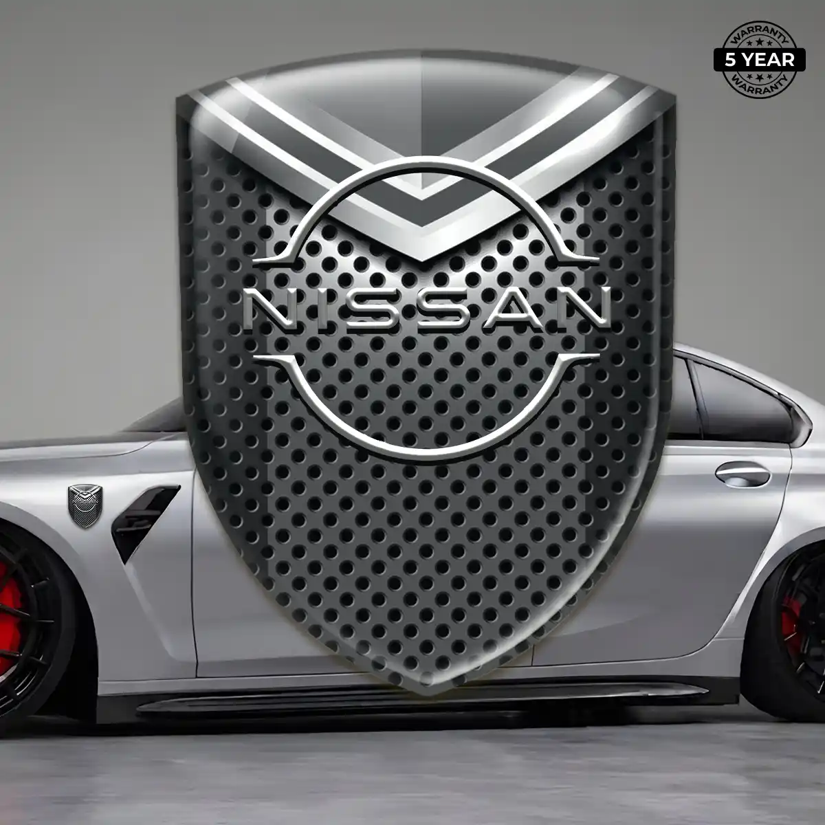 Nissan Polyurethane Domed Sticker Exterior Luxe