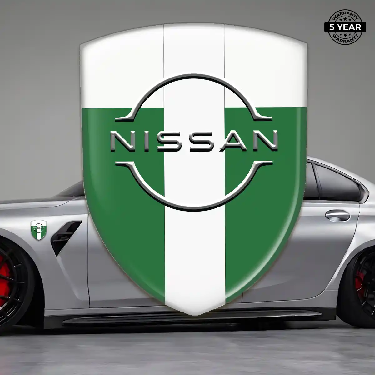 Nissan Polyurethane Domed Sticker Interior Elegance