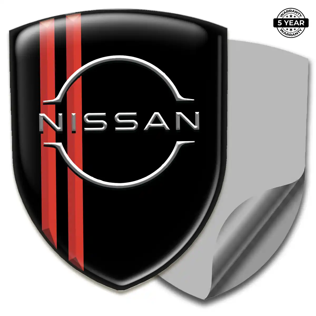 Nissan Polyurethane Domed Sticker Interior Luxe