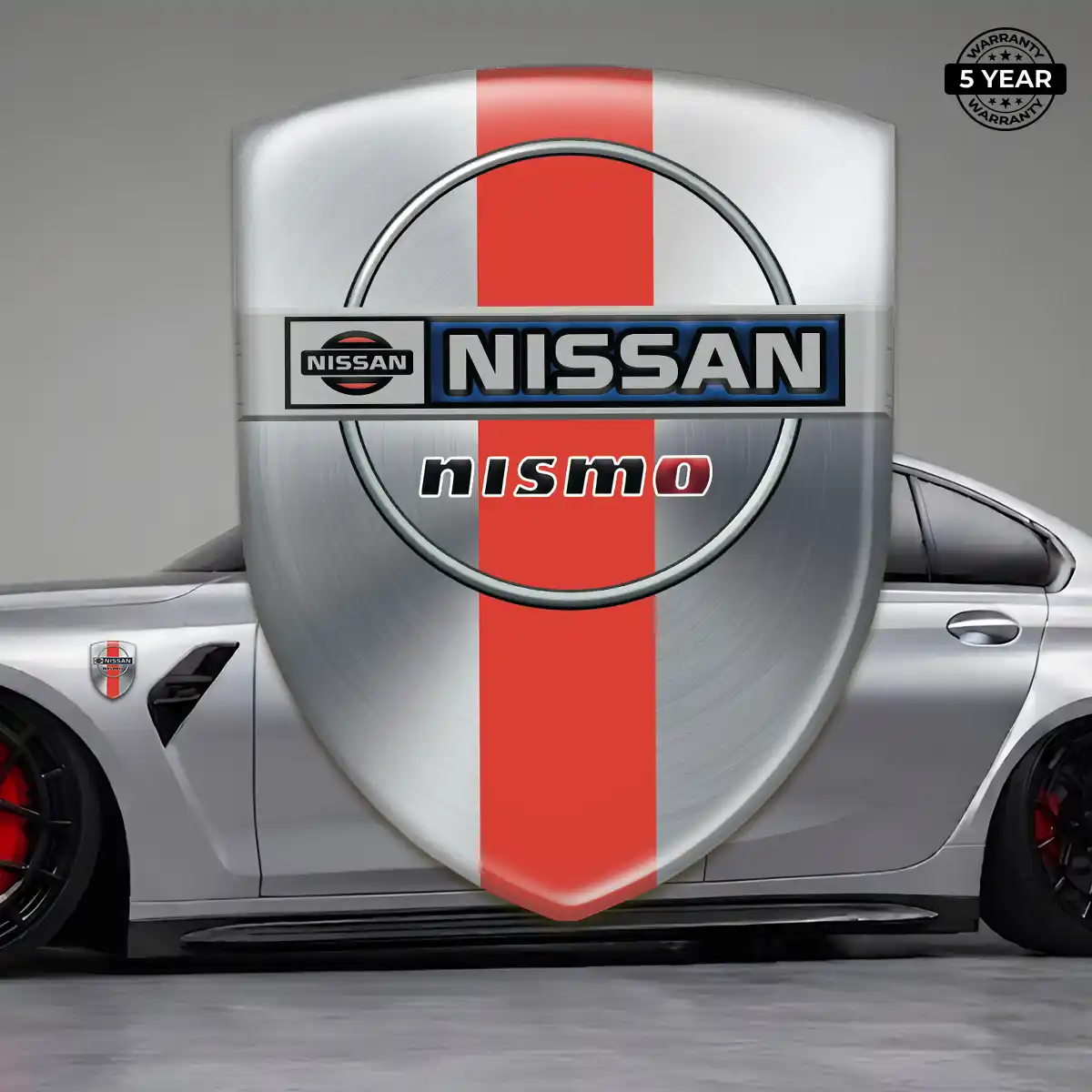 Nissan Polyurethane Domed Sticker Opulent Line