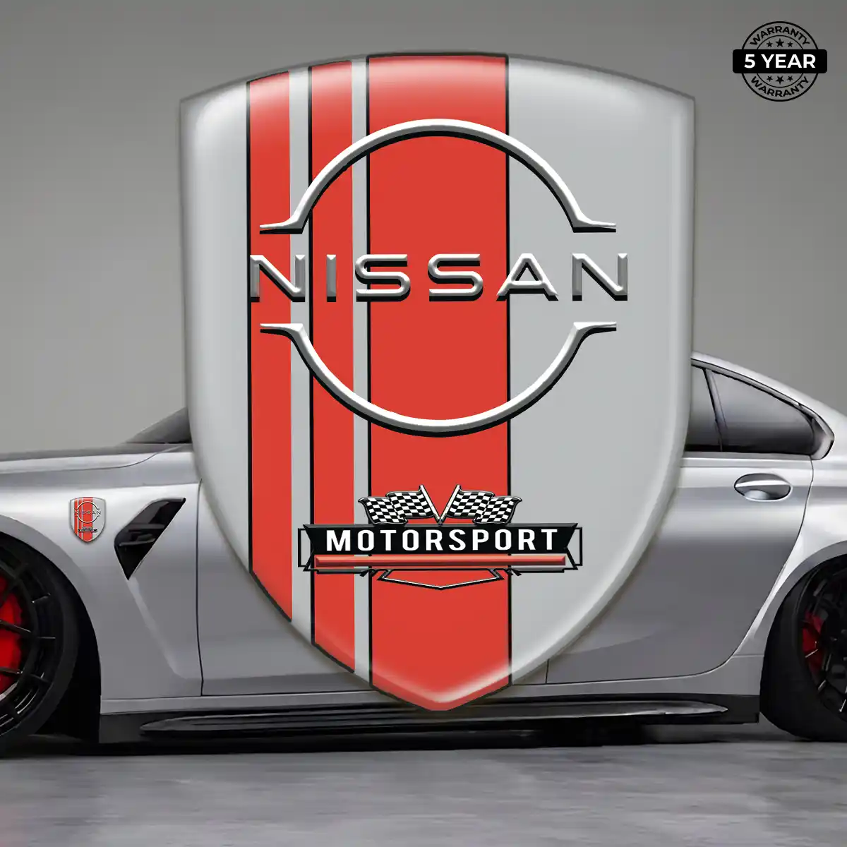 Nissan Polyurethane Domed Sticker Outer Style