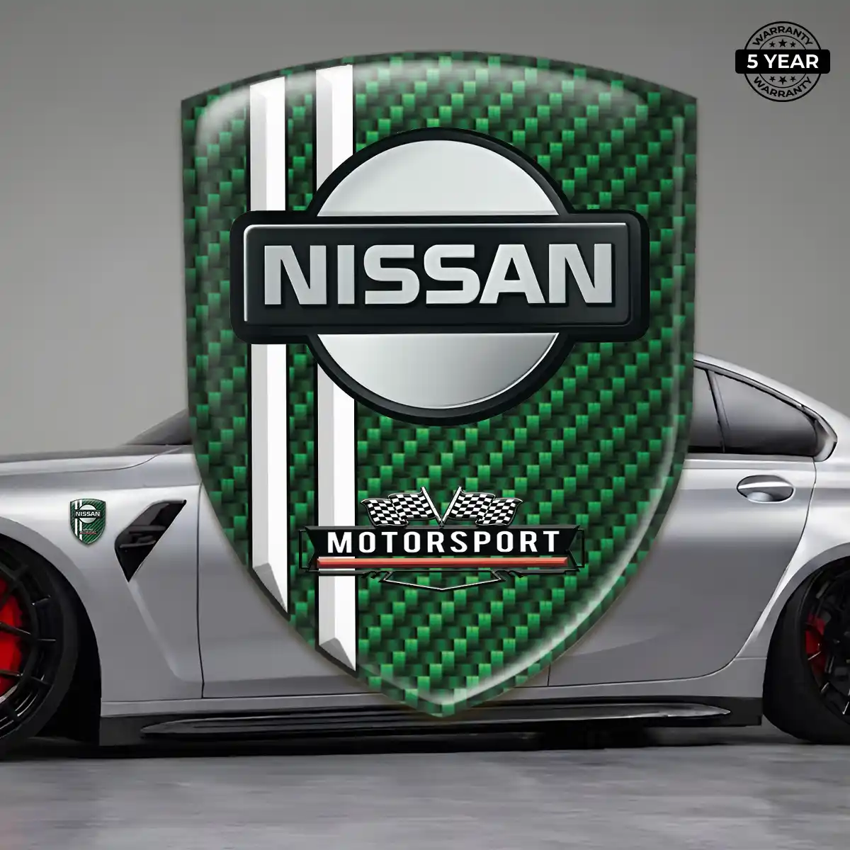 Nissan Polyurethane Domed Sticker Performance Style