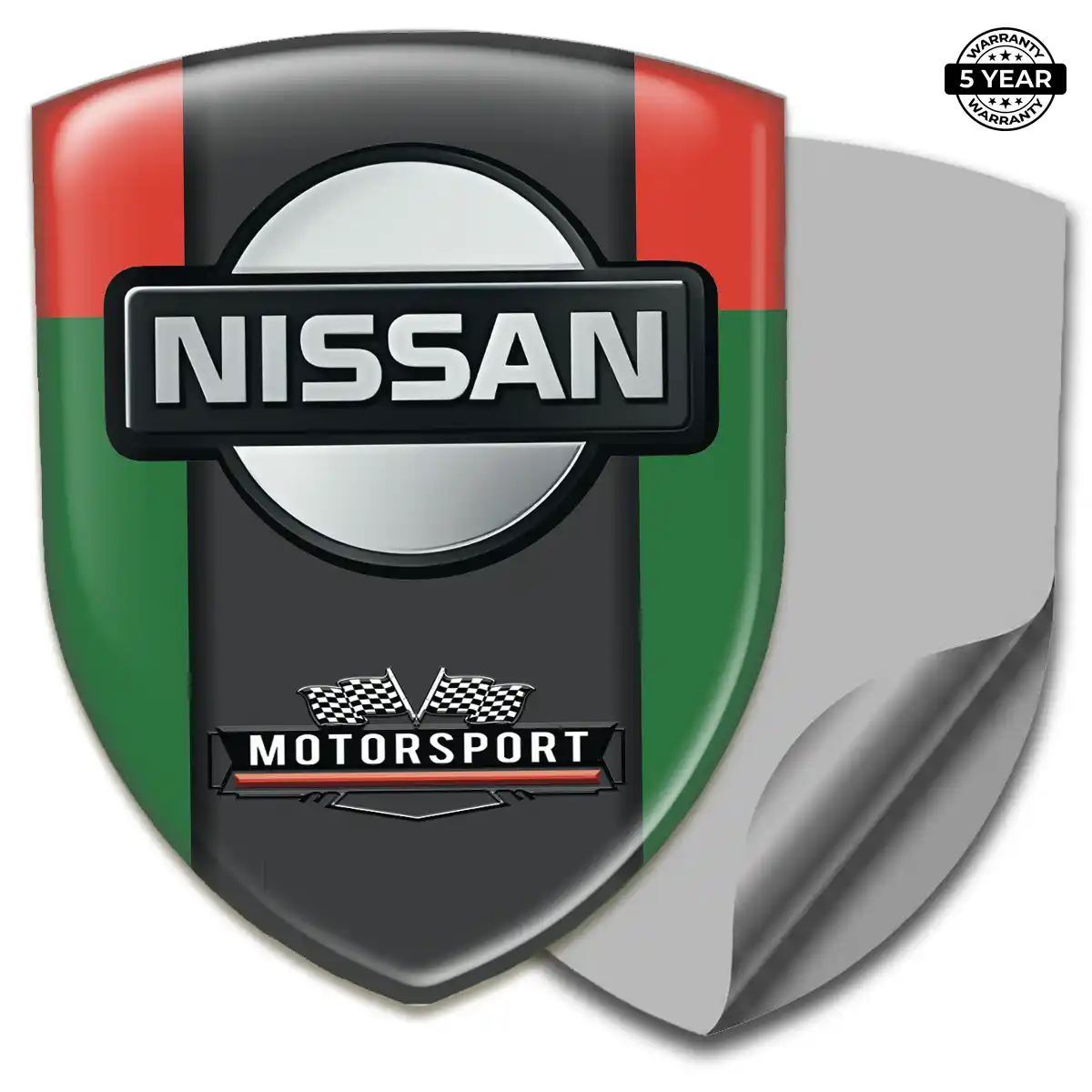 Nissan Polyurethane Domed Sticker Premium Dome