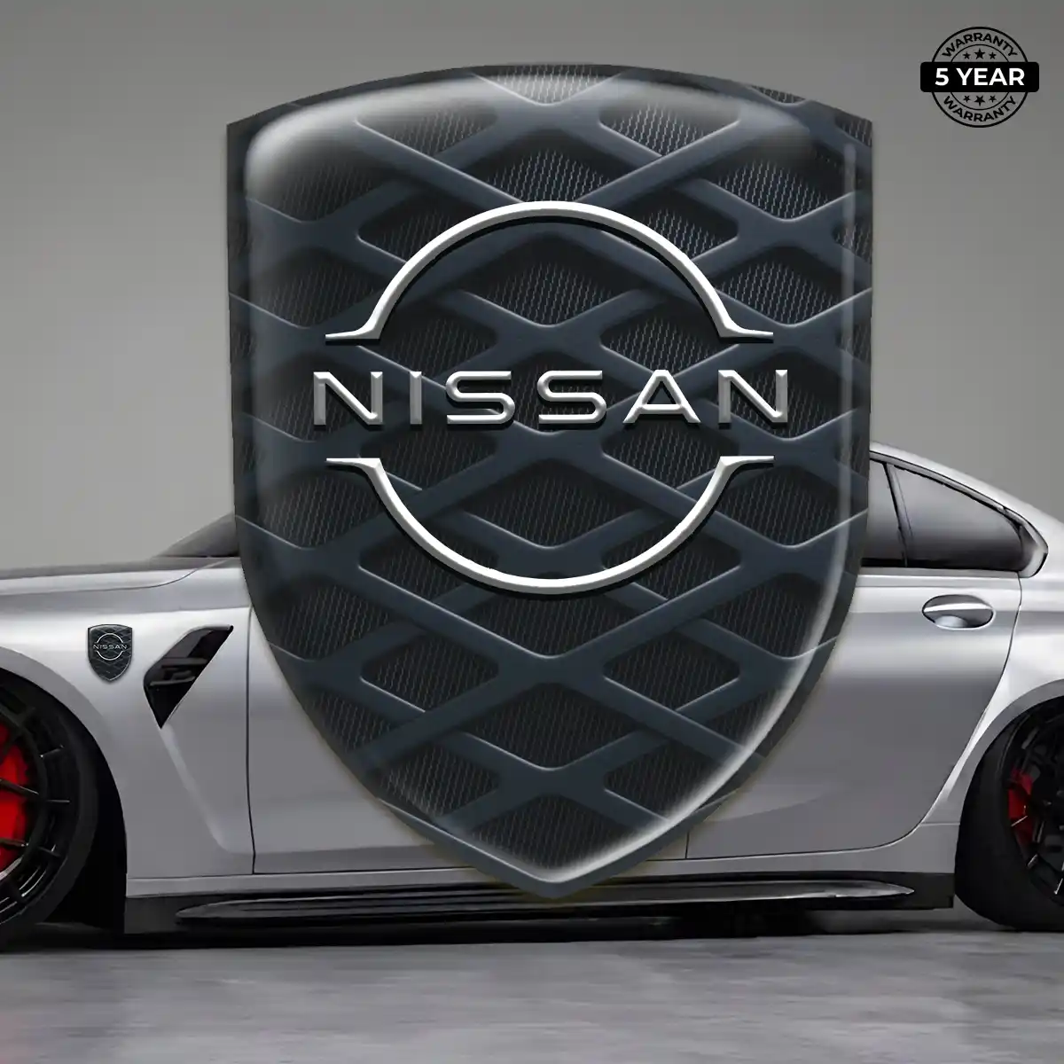 Nissan Polyurethane Domed Sticker Superior Craft