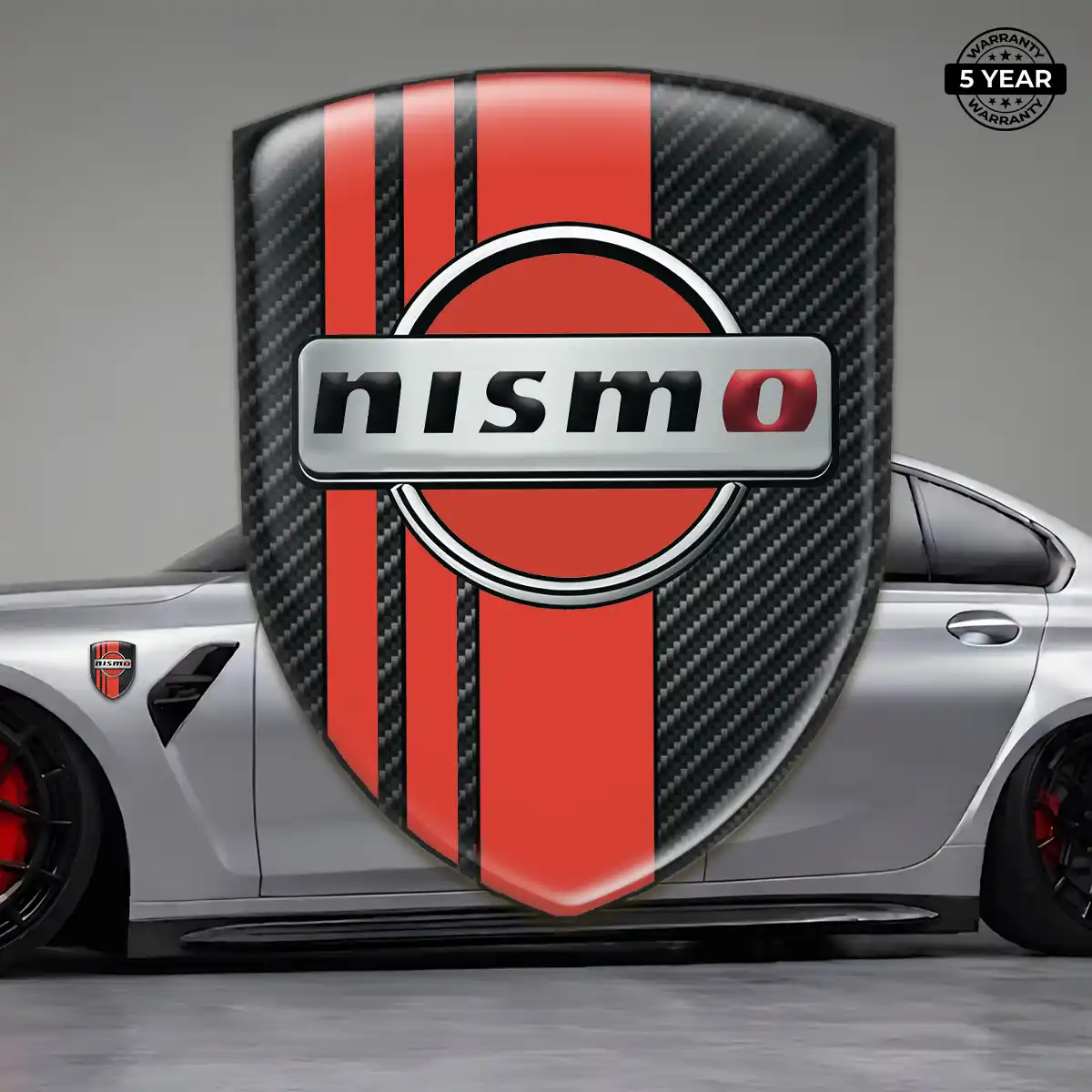 Nissan Resin Badge Sticker Deluxe Edition