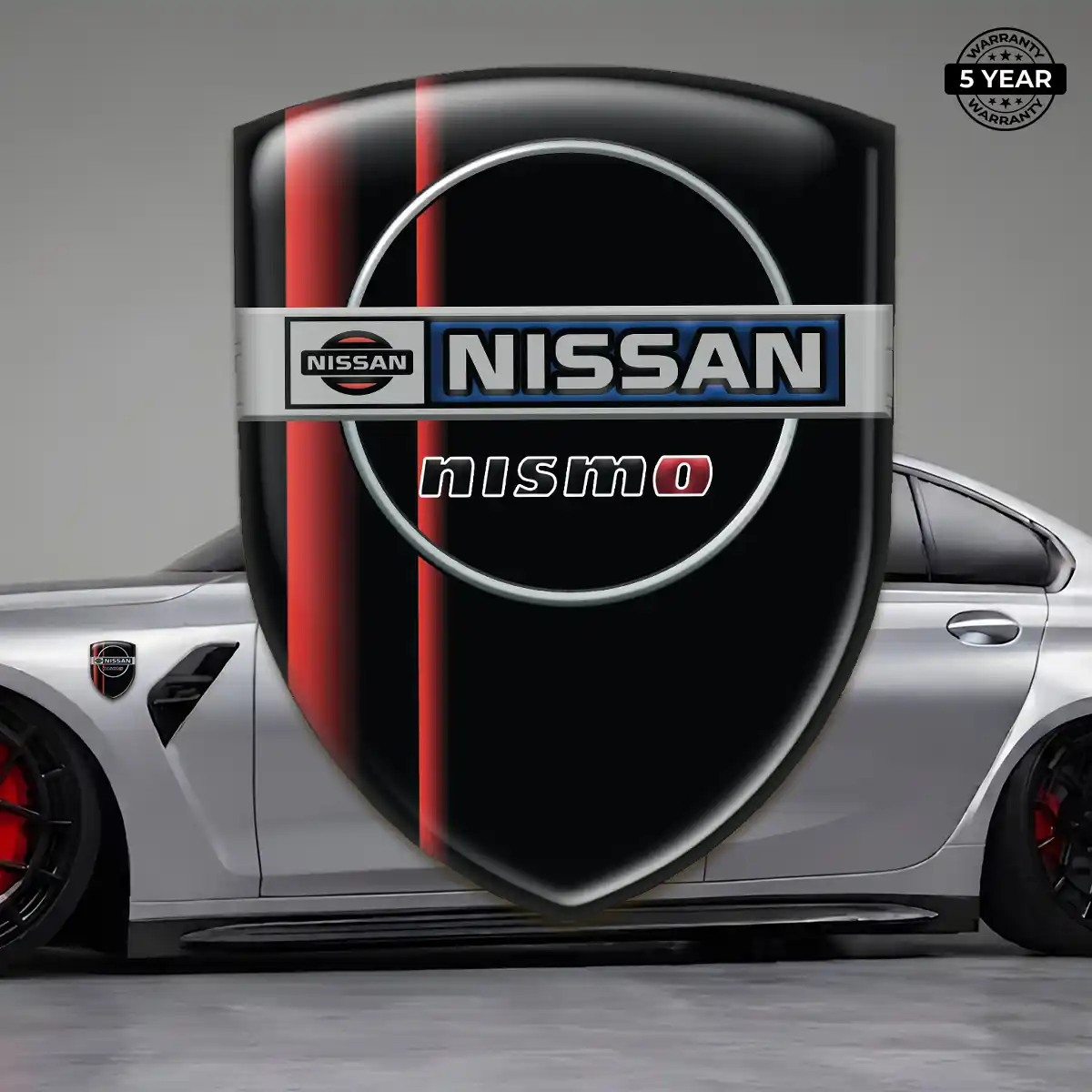 Nissan Resin Badge Sticker Elite Finish