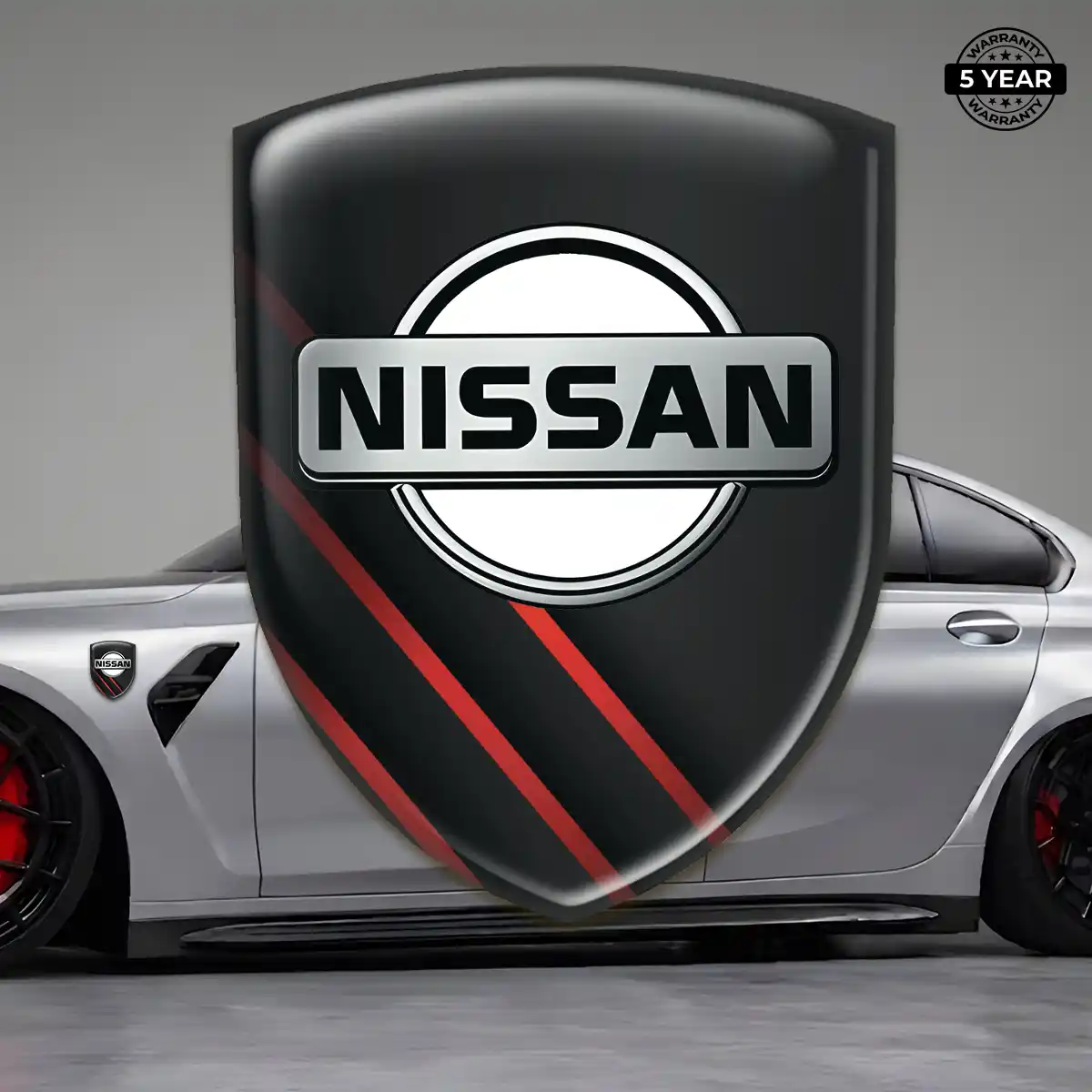 Nissan Resin Badge Sticker Opulent Line
