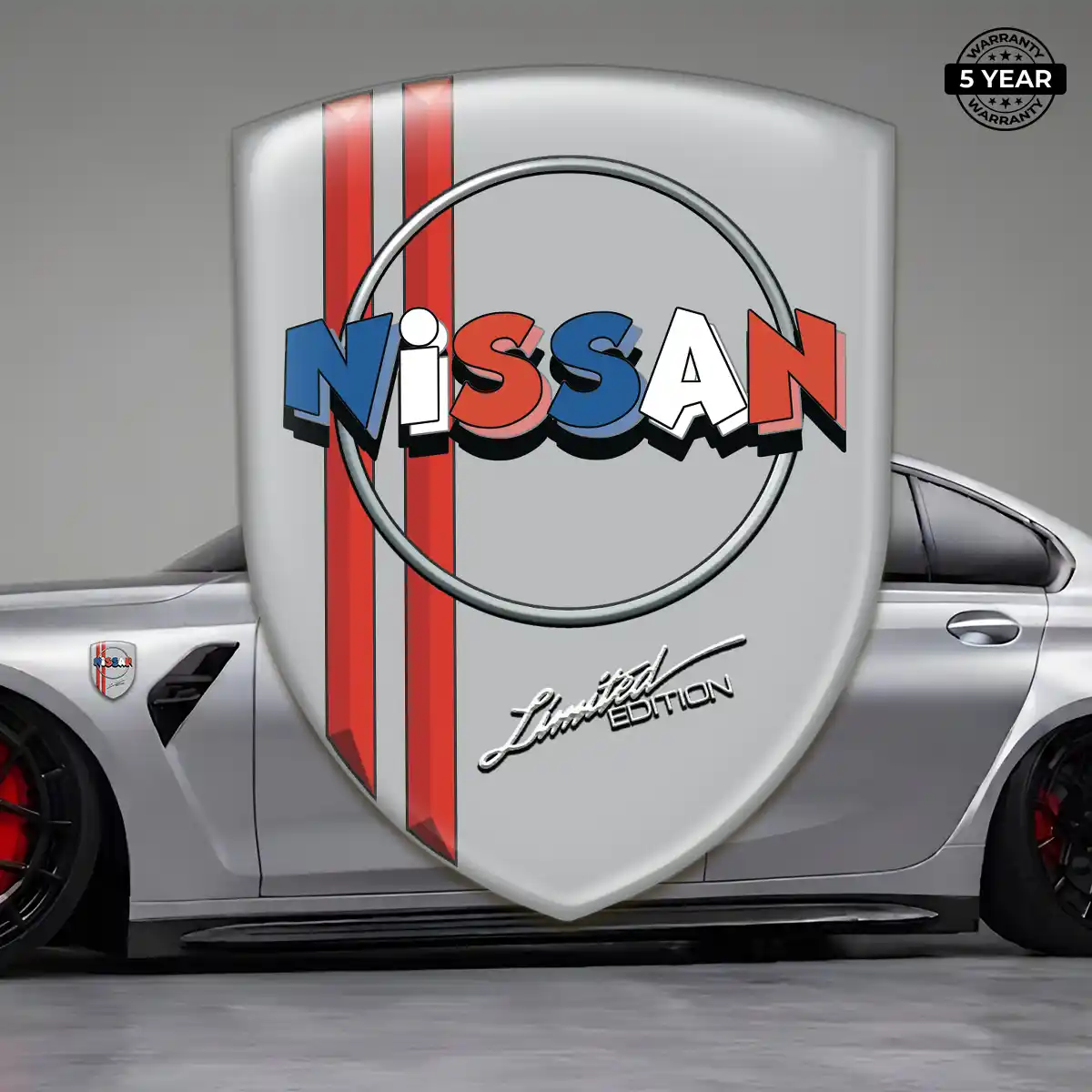 Nissan Resin Badge Sticker Premium Dome