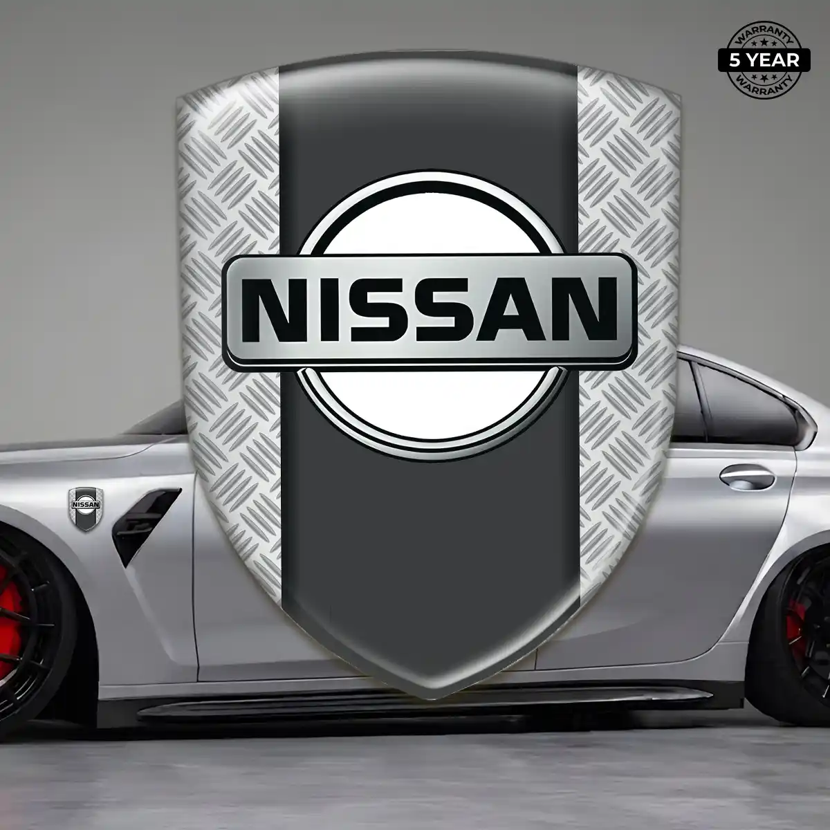Nissan Resin Badge Sticker Refined Design