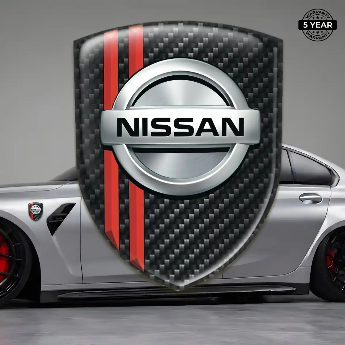 Nissan Resin Badge Sticker Signature Grade