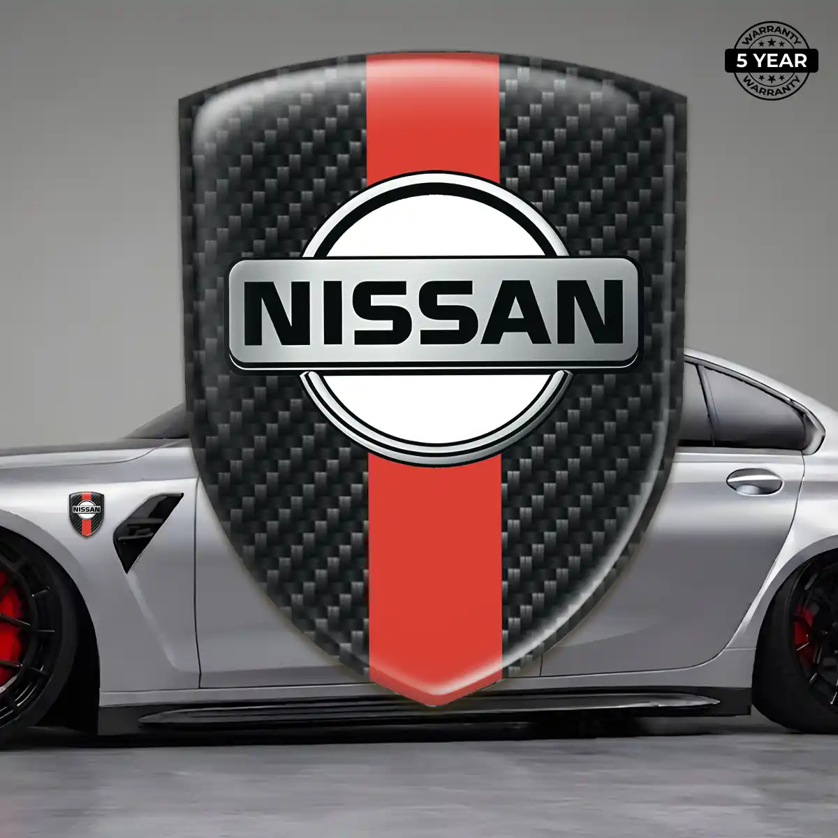 Nissan Resin Domed Sticker Cabin Style