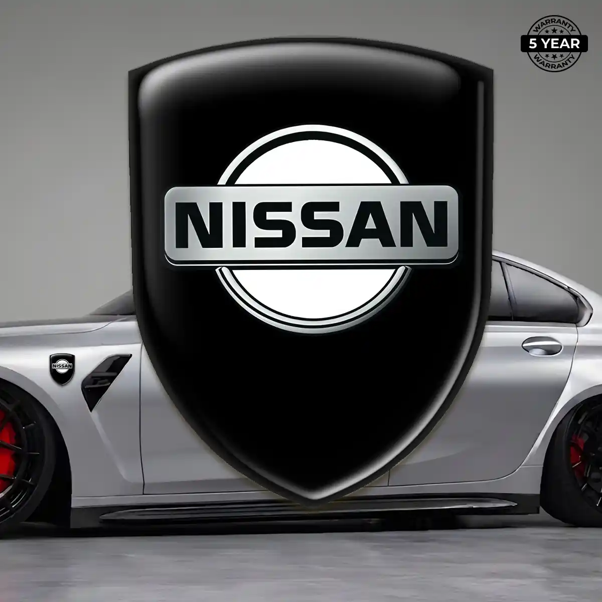 Nissan Resin Domed Sticker Elite Finish