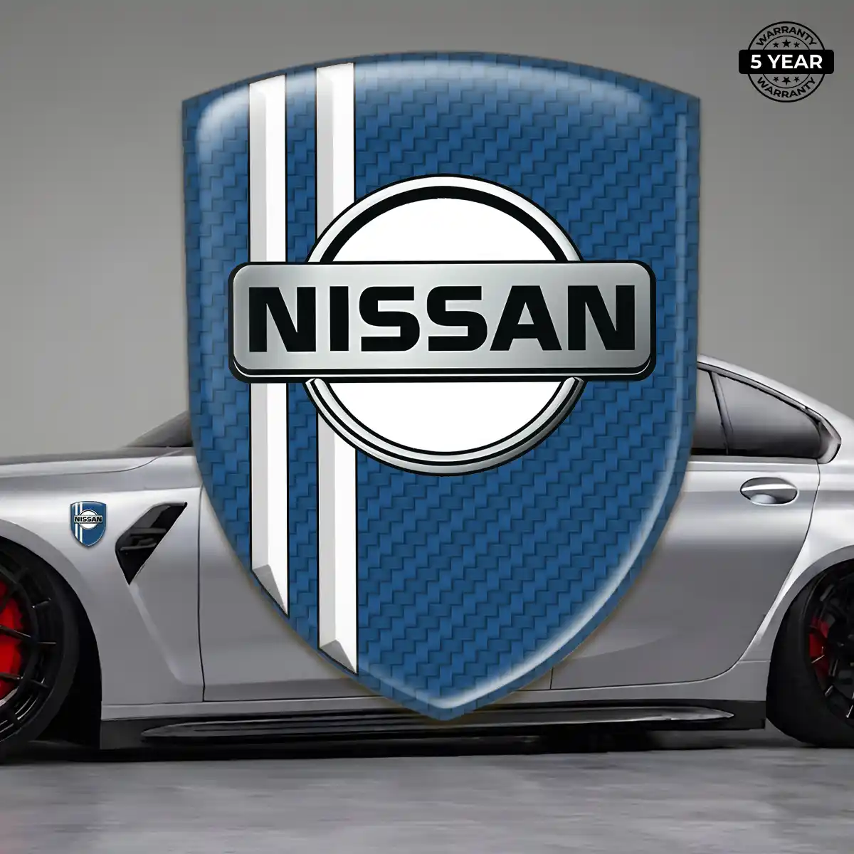 Nissan Resin Domed Sticker Exterior Luxe