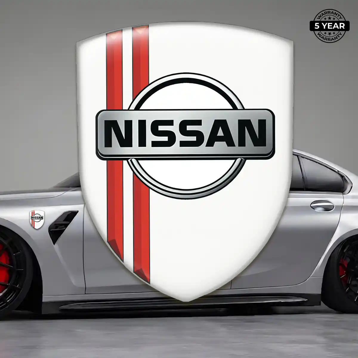 Nissan Resin Domed Sticker Interior Elegance