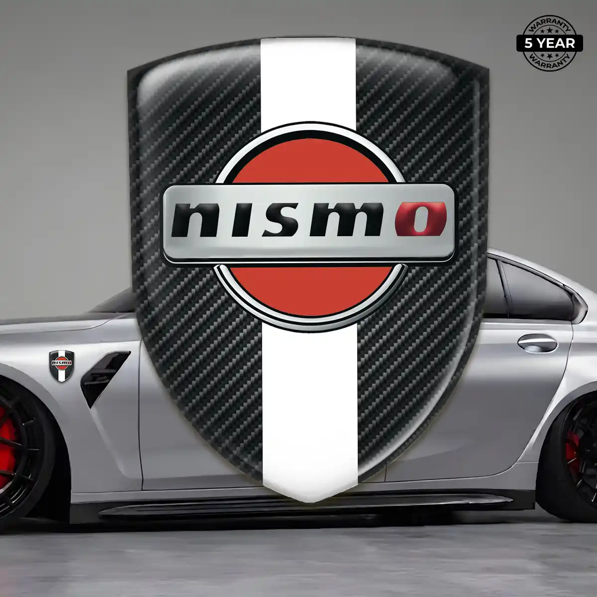 Nissan Resin Domed Sticker Interior Luxe