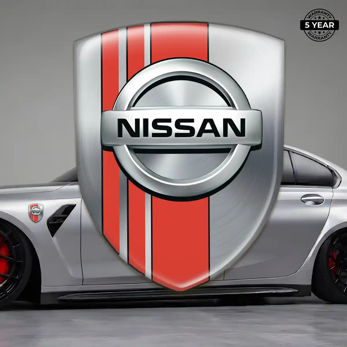 Nissan Resin Domed Sticker Outer Style