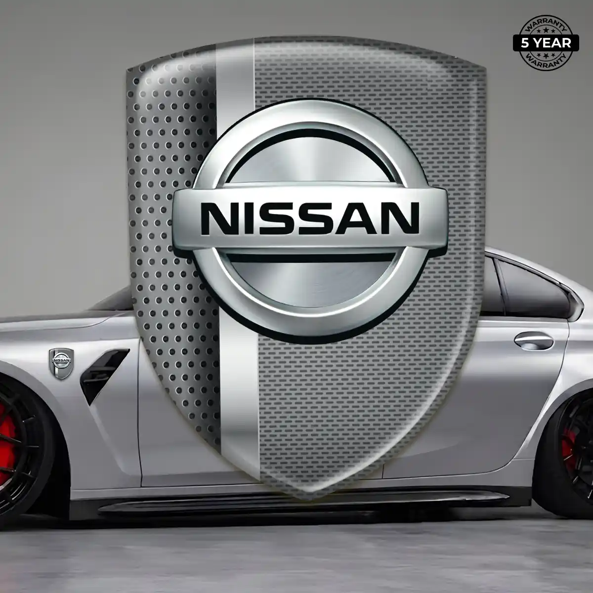 Nissan Resin Domed Sticker Prestige Line