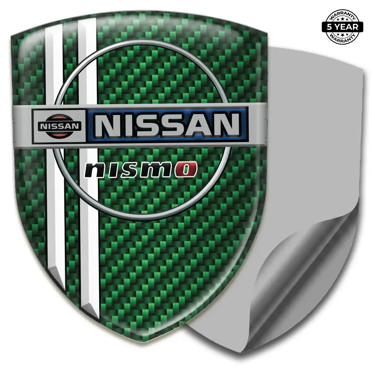 Nissan Resin Domed Sticker Refined Design