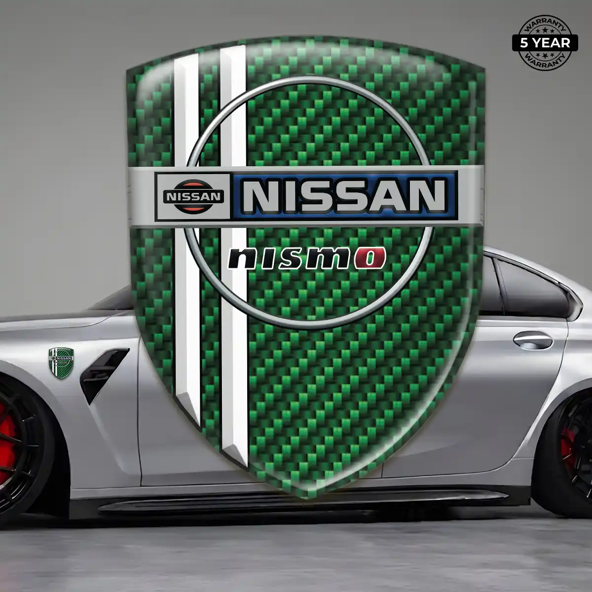 Nissan Resin Domed Sticker Refined Design