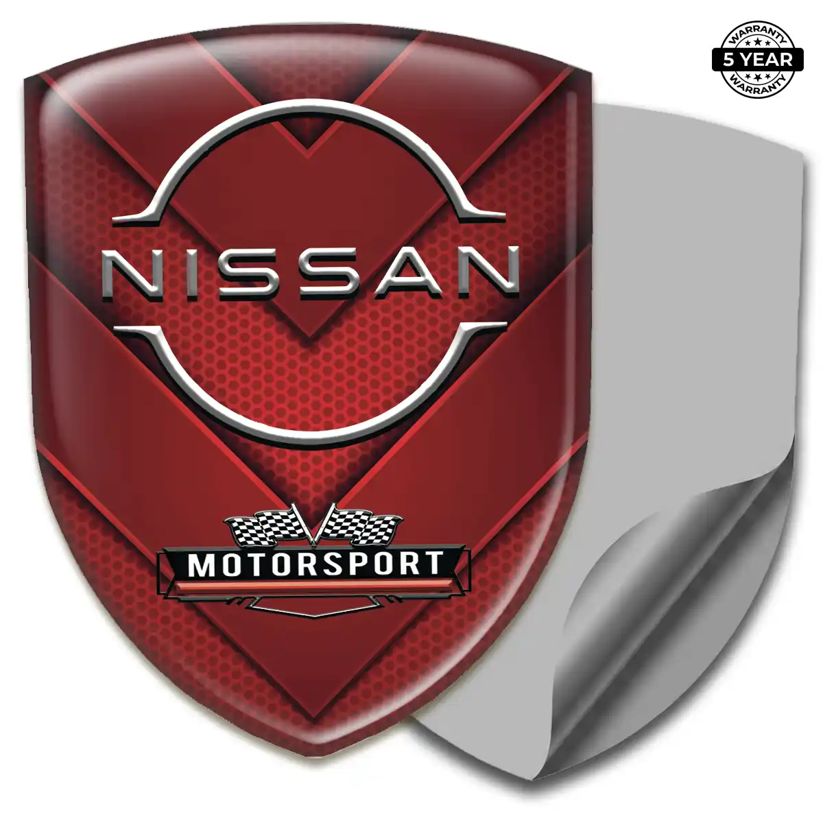 Nissan Resin Domed Sticker Resin Luxe