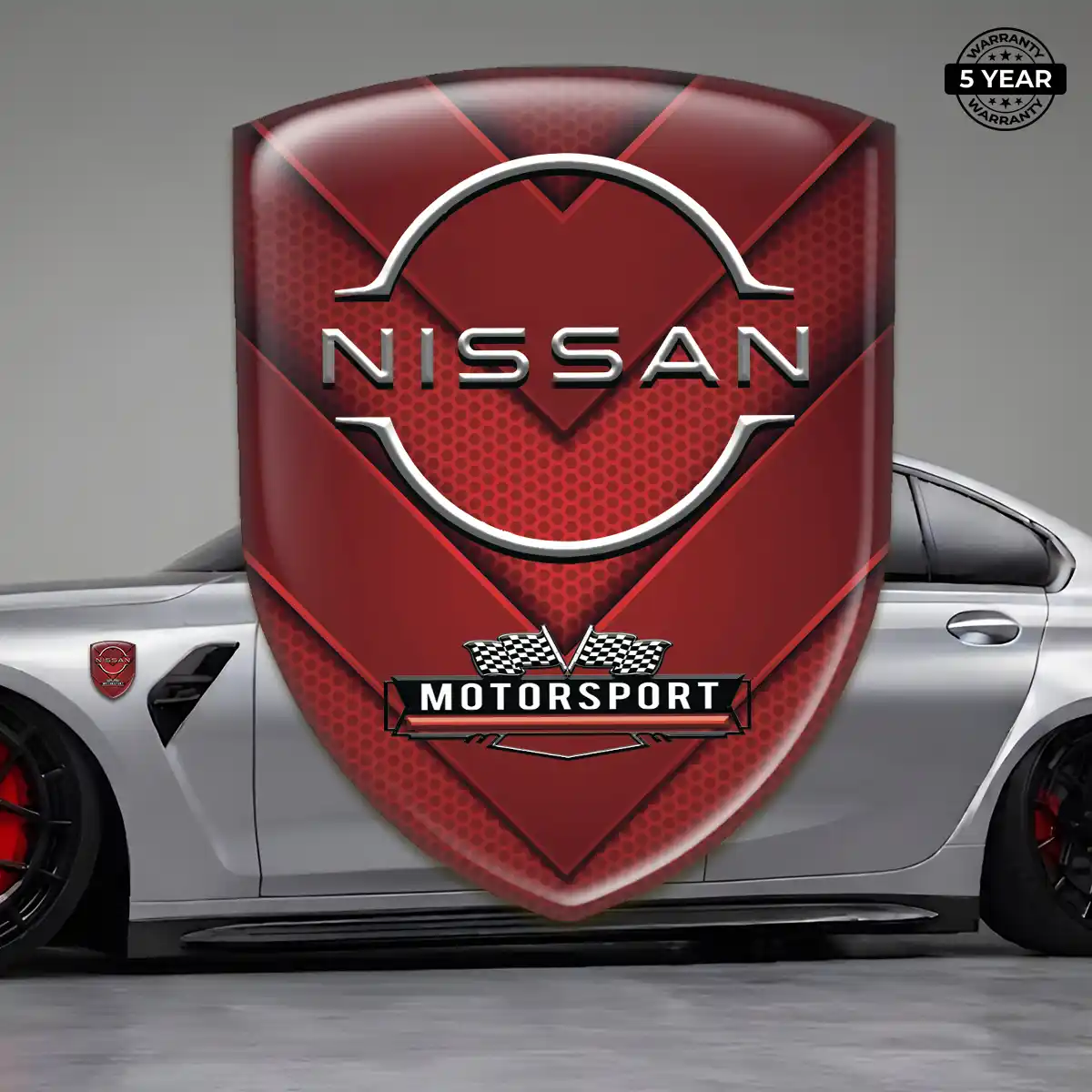 Nissan Resin Domed Sticker Resin Luxe