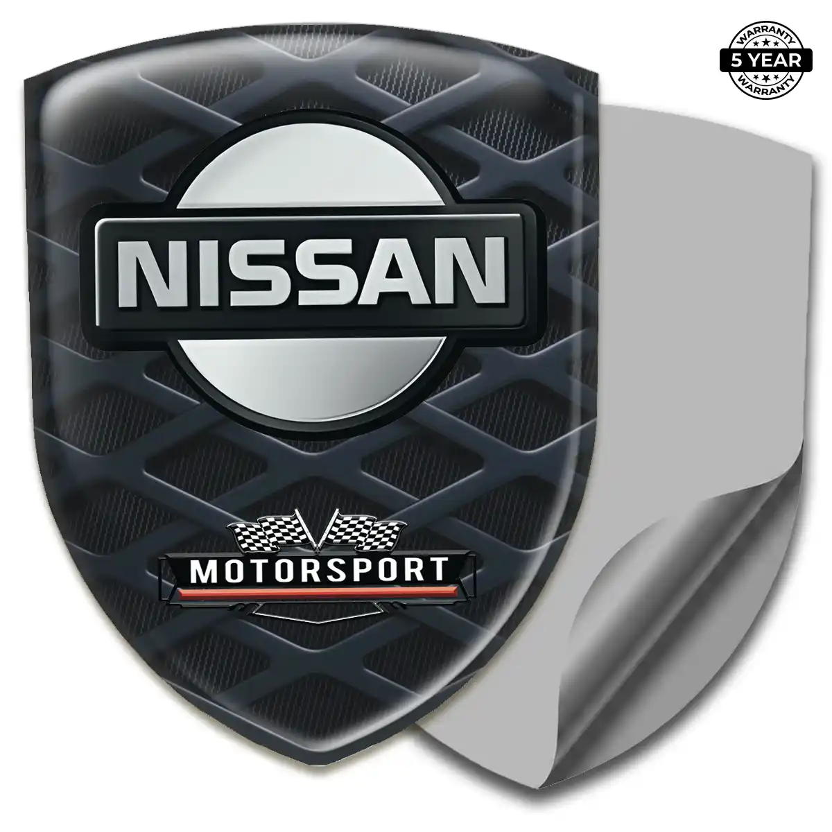 Nissan Resin Domed Sticker Sleek Style
