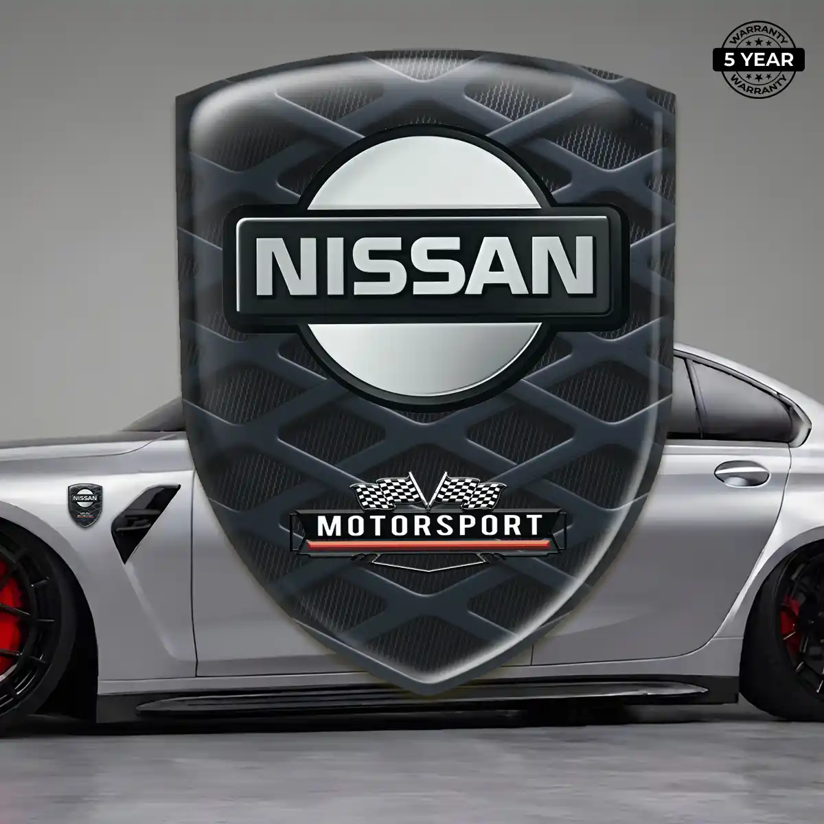 Nissan Resin Domed Sticker Sleek Style