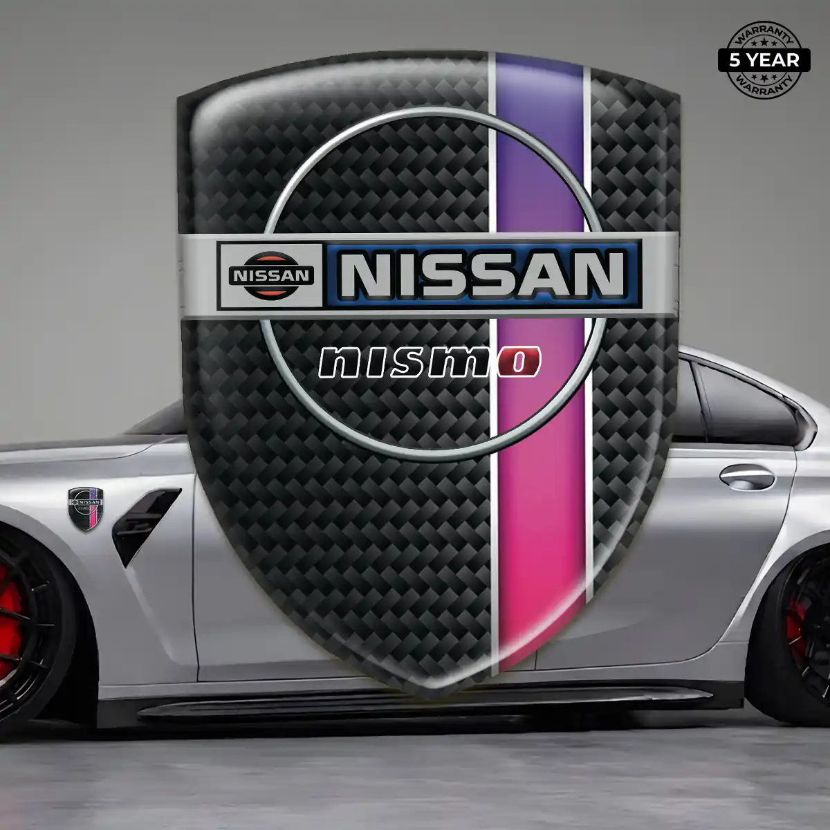 Nissan Resin Emblem Sticker Cabin Style