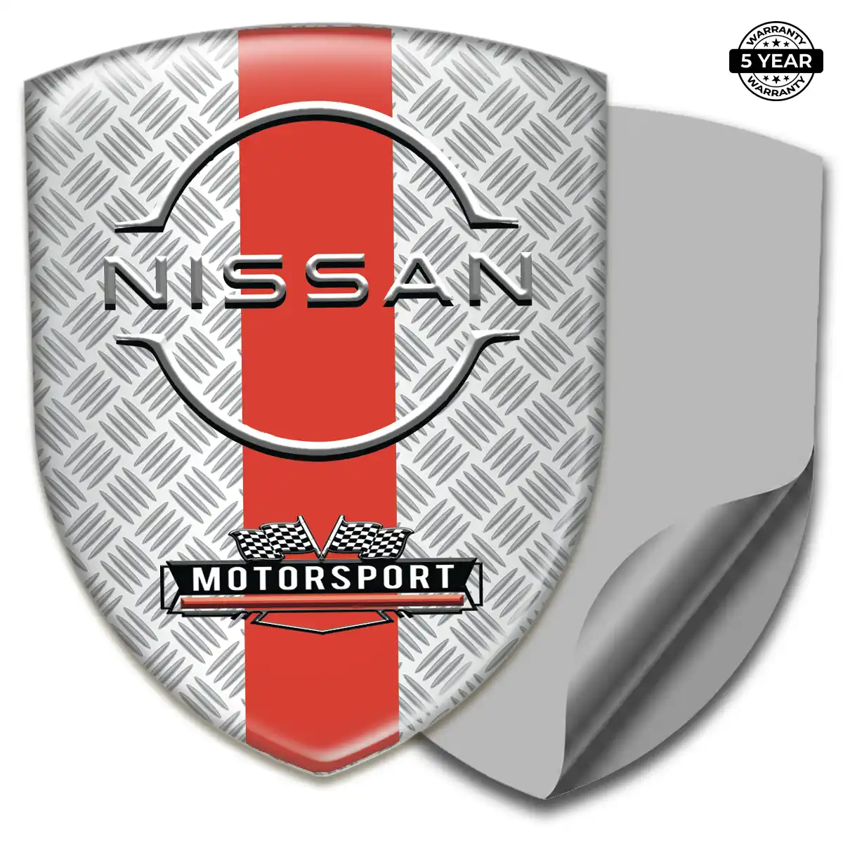 Nissan Resin Emblem Sticker Deluxe Edition