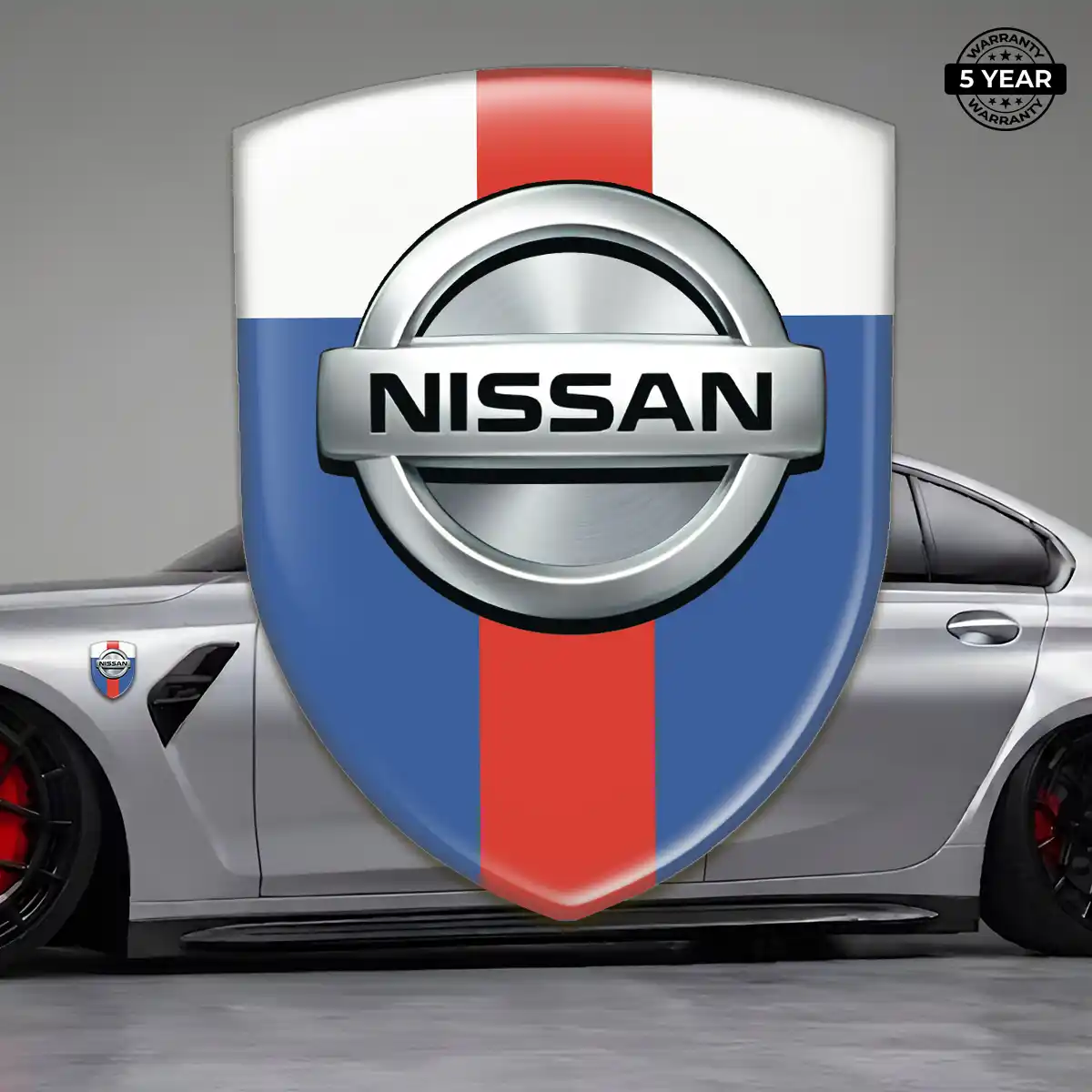 Nissan Resin Emblem Sticker Elite Edition