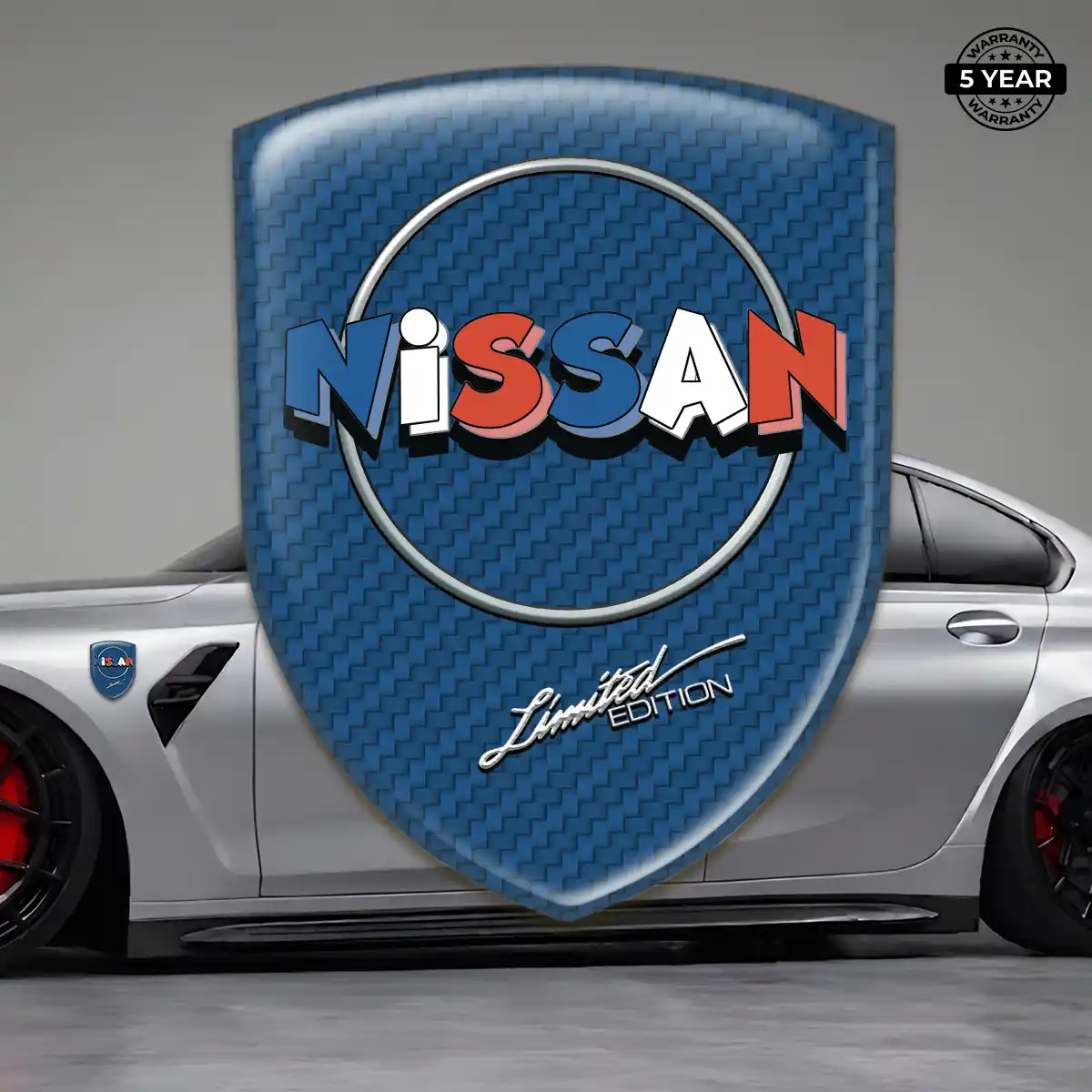 Nissan Resin Emblem Sticker Exterior Luxe