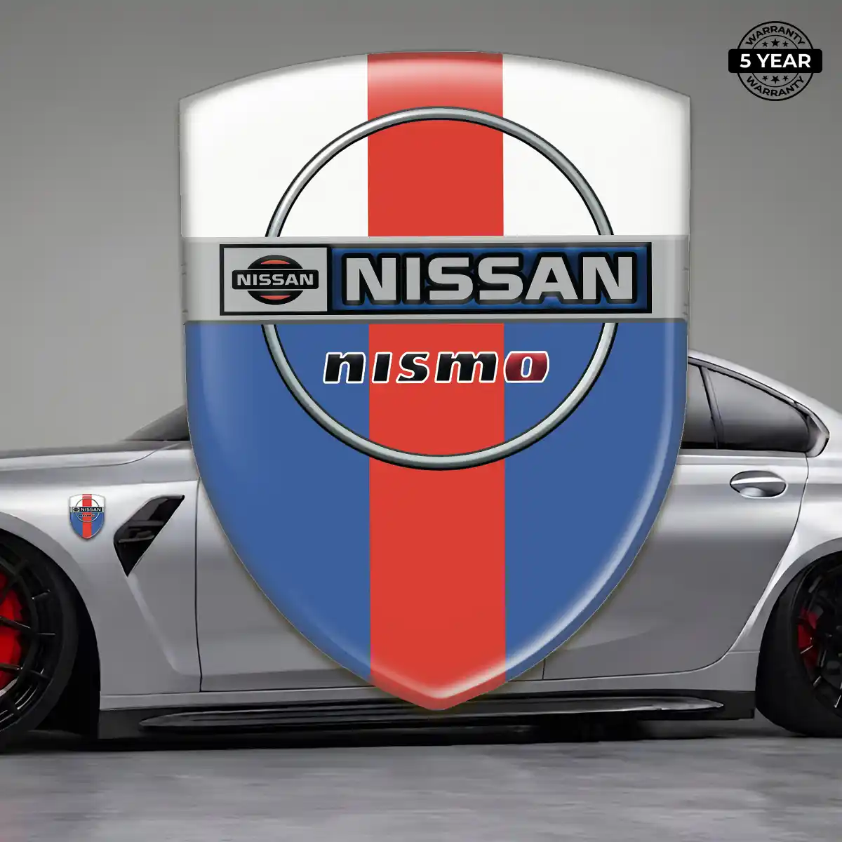 Nissan Resin Emblem Sticker Interior Elegance