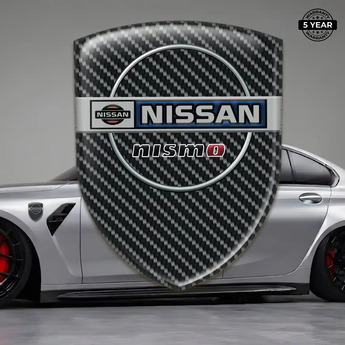 Nissan Resin Emblem Sticker Interior Luxe
