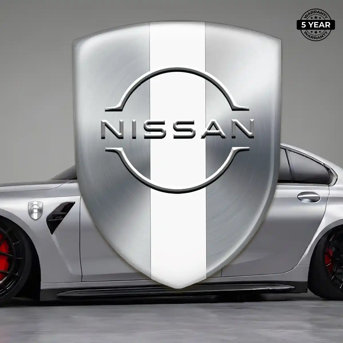 Nissan Resin Emblem Sticker Premium Dome