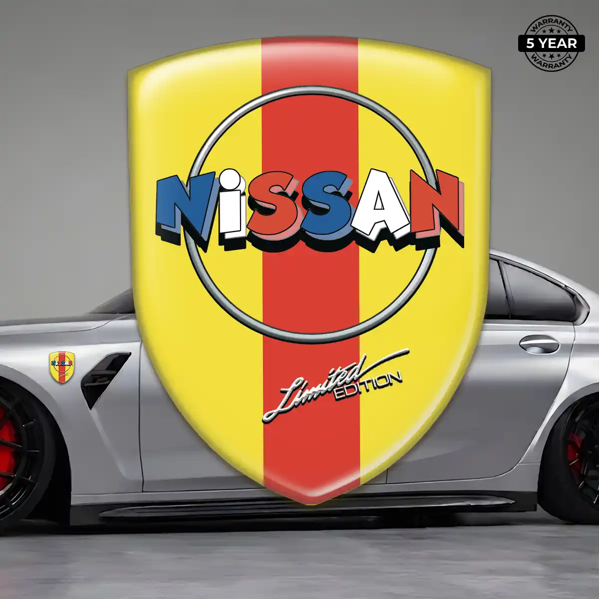 Nissan Resin Emblem Sticker Prestige Line