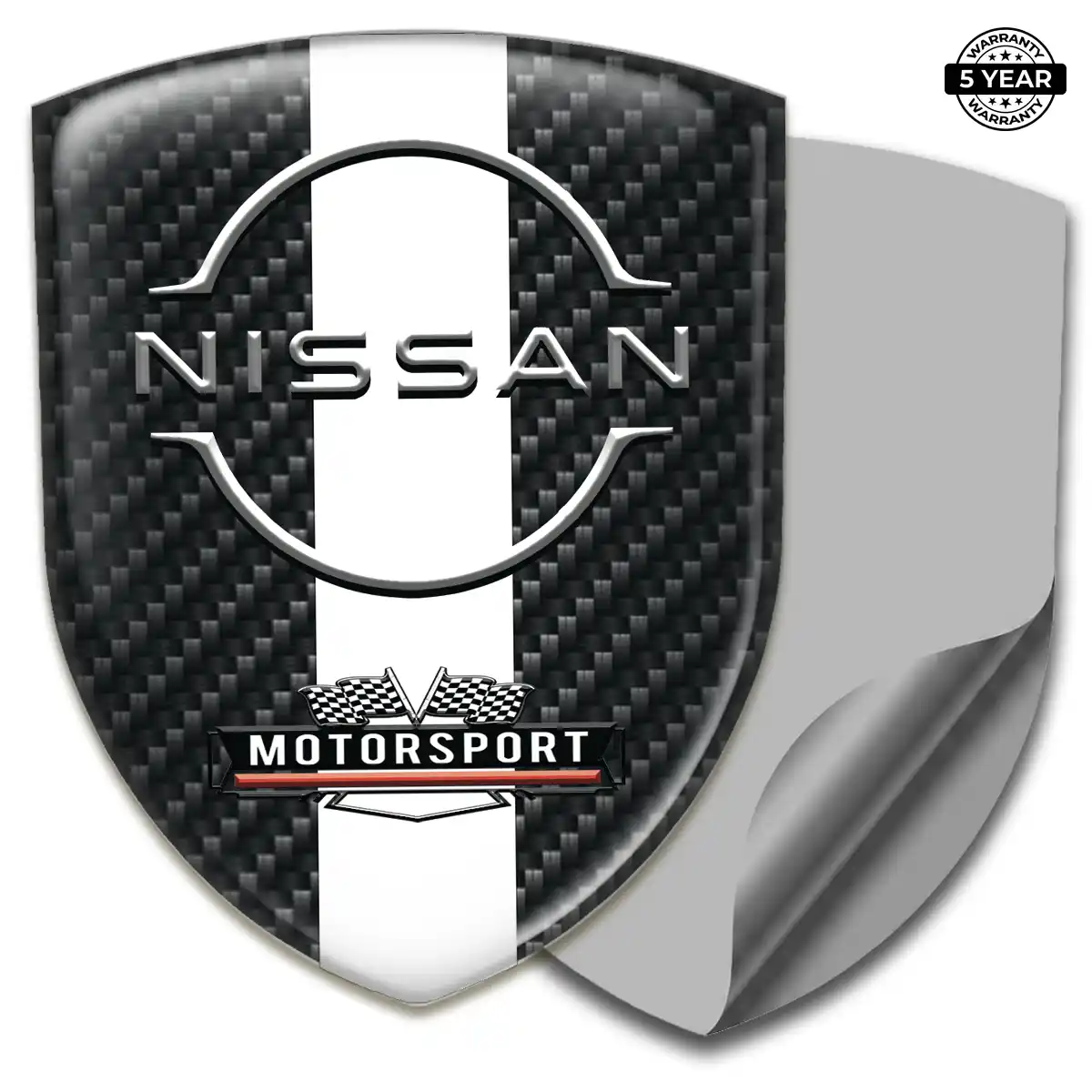 Nissan Resin Emblem Sticker Resin Elite