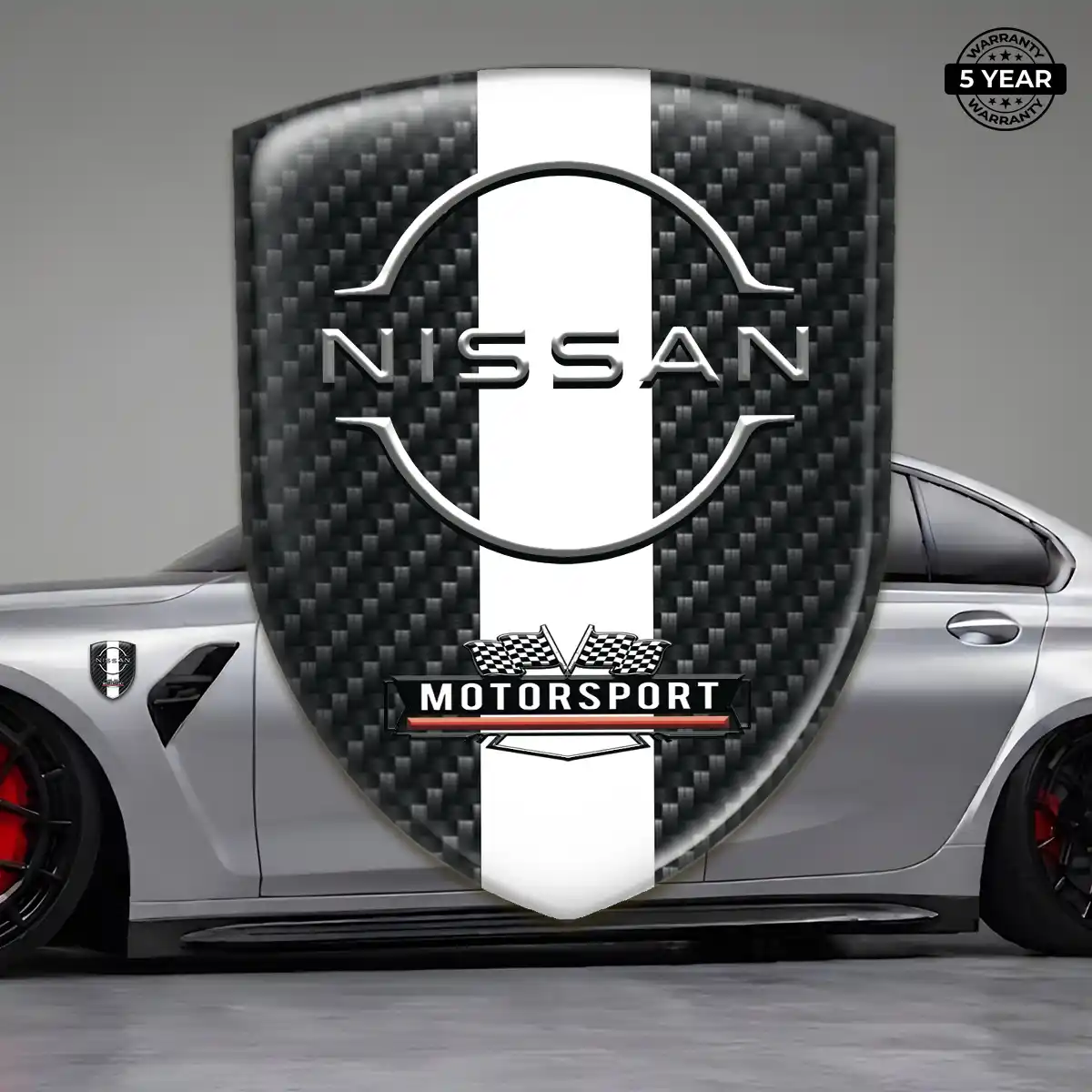 Nissan Resin Emblem Sticker Resin Elite