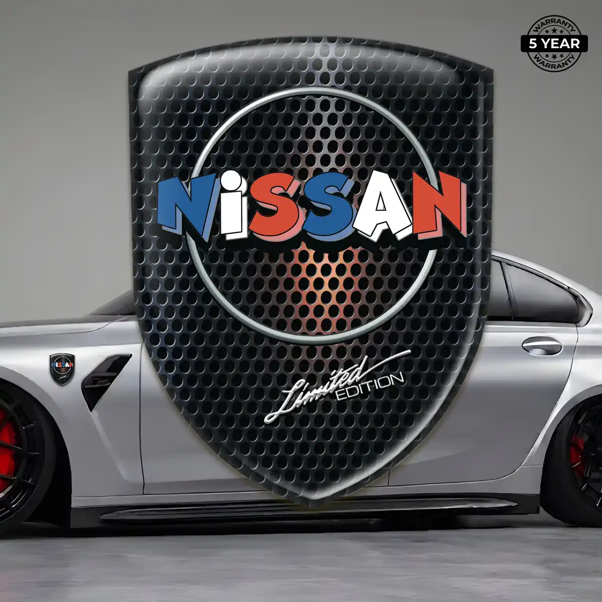 Nissan Resin Emblem Sticker Resin Luxe