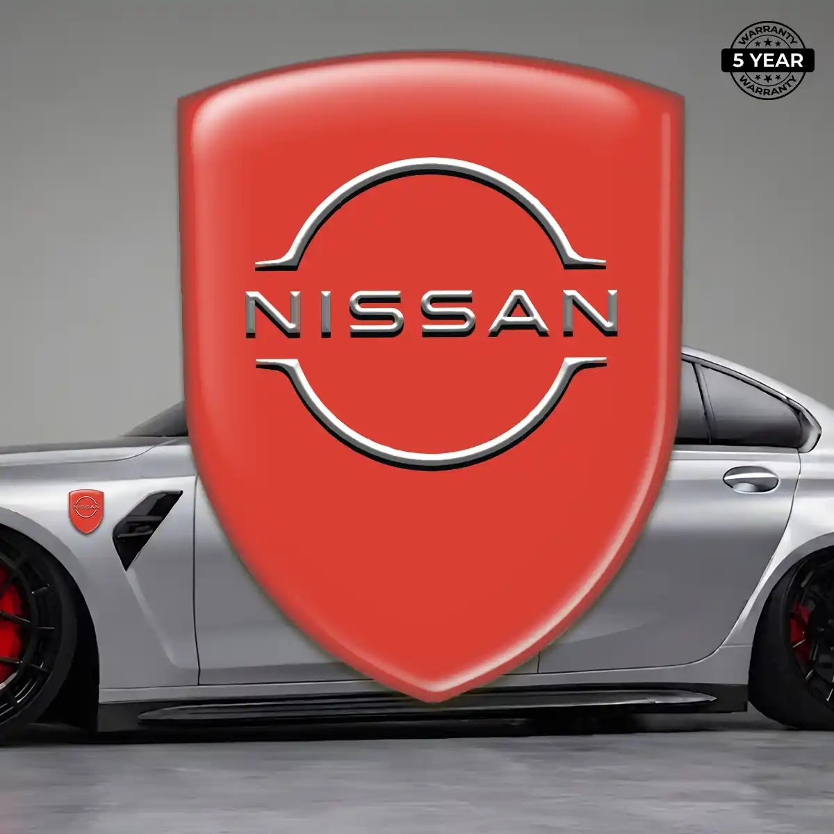 Nissan Resin Emblem Sticker Superior Craft