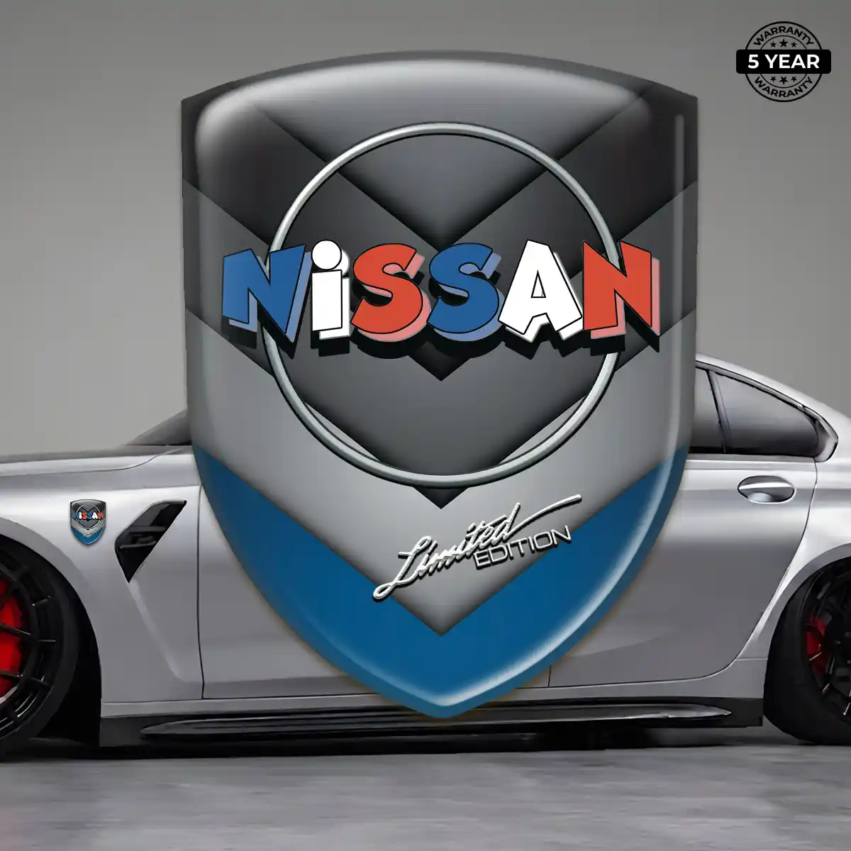 Nissan Self Adhesive Emblem Sticker Interior Luxe