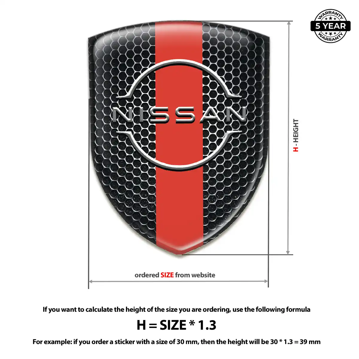 Nissan Silicone Badge Deluxe Edition