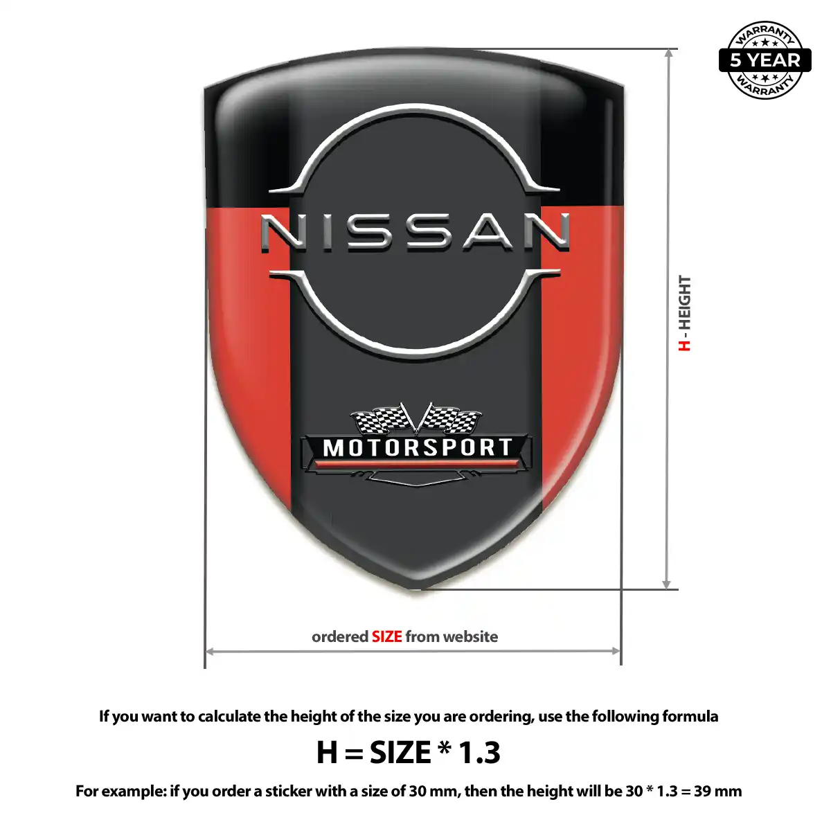 Nissan Silicone Badge Elite Edition