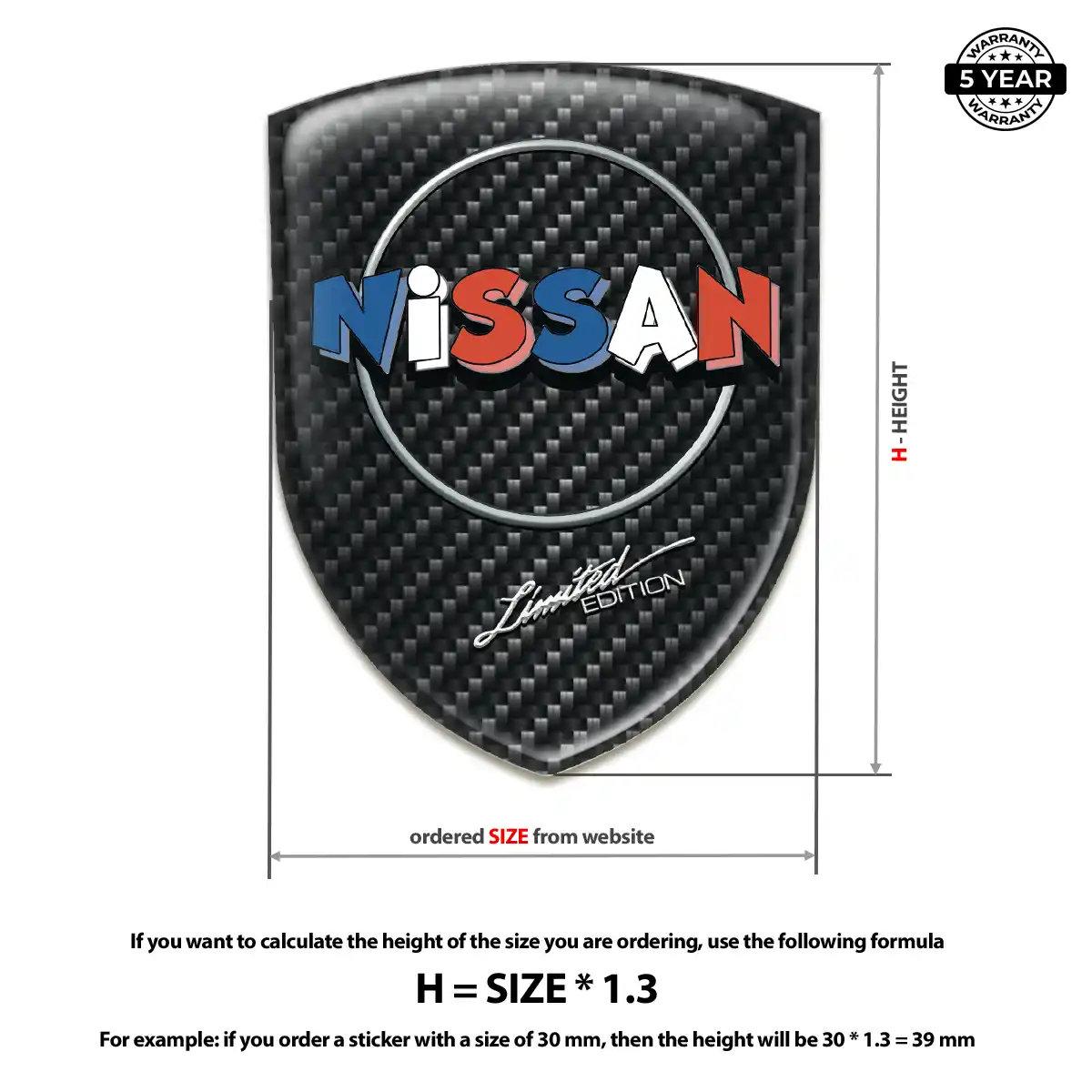 Nissan Silicone Badge Exterior Luxe