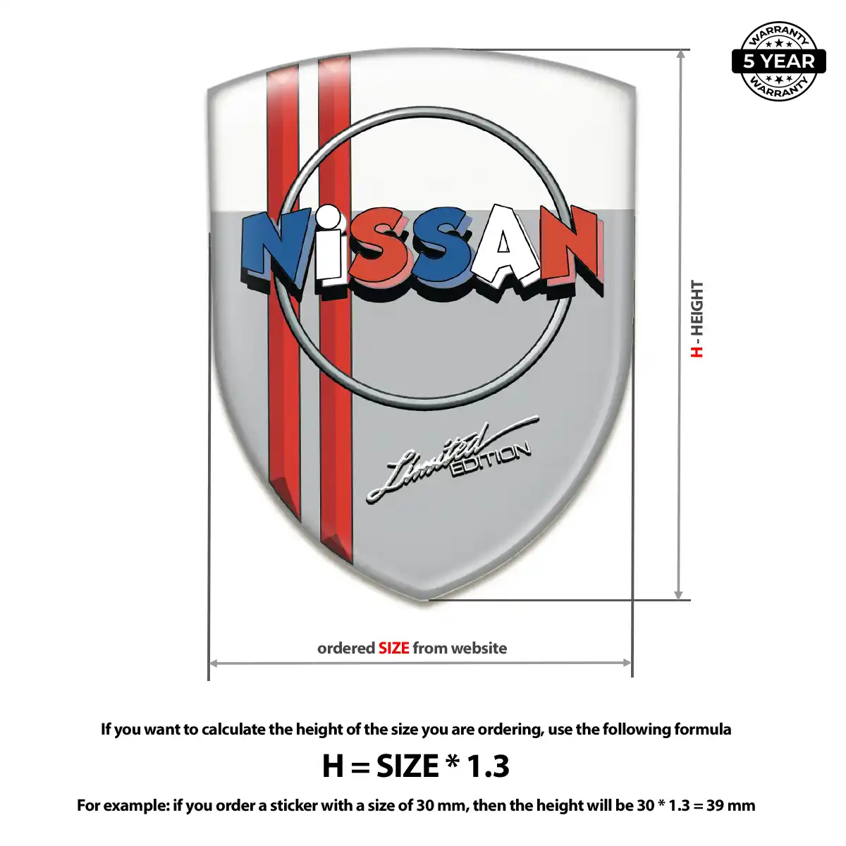 Nissan Silicone Badge Opulent Line