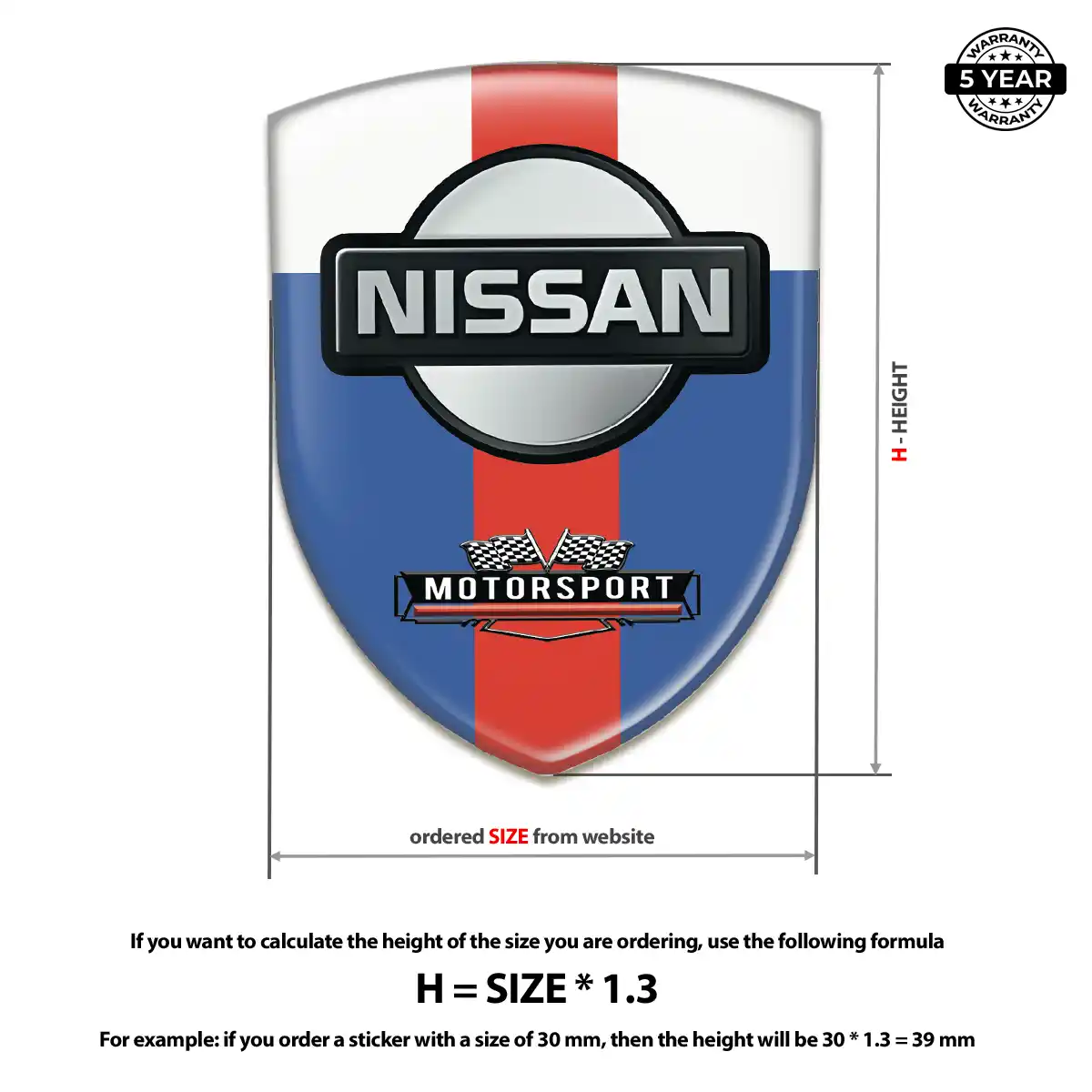 Nissan Silicone Badge Performance Style